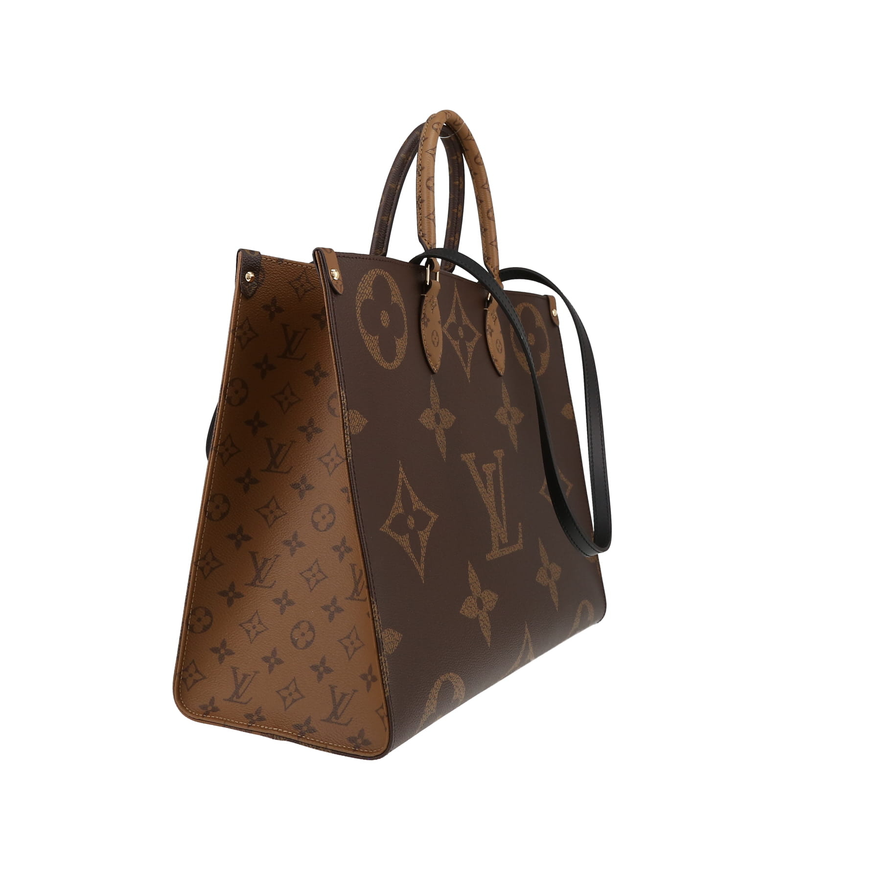 Sac cabas Louis Vuitton  Onthego en toile monogram deux tons marron