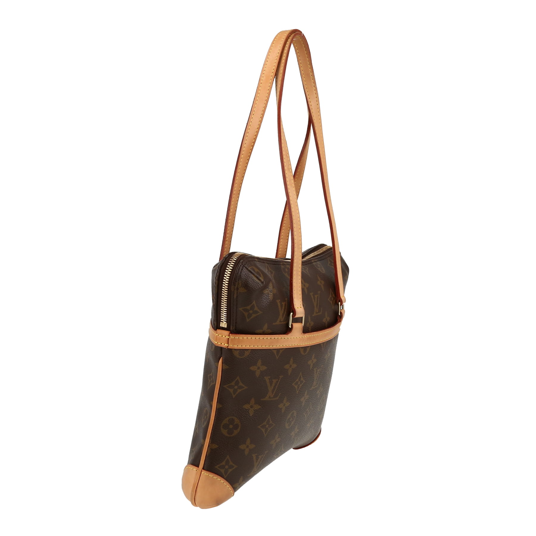 Louis Vuitton  Coussin handbag  monogram canvas  and natural leather