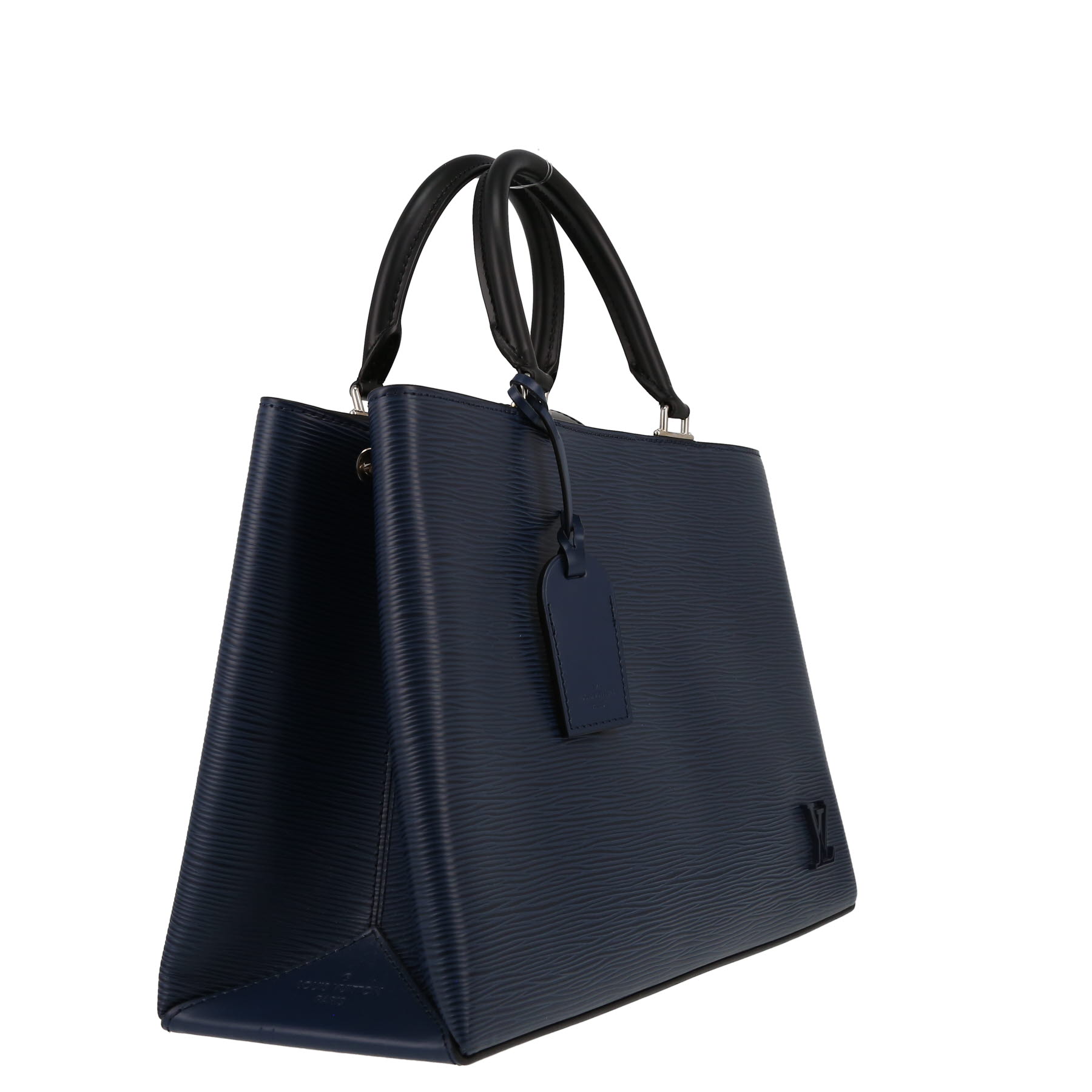 Louis Vuitton  Kleber handbag  in navy blue epi leather
