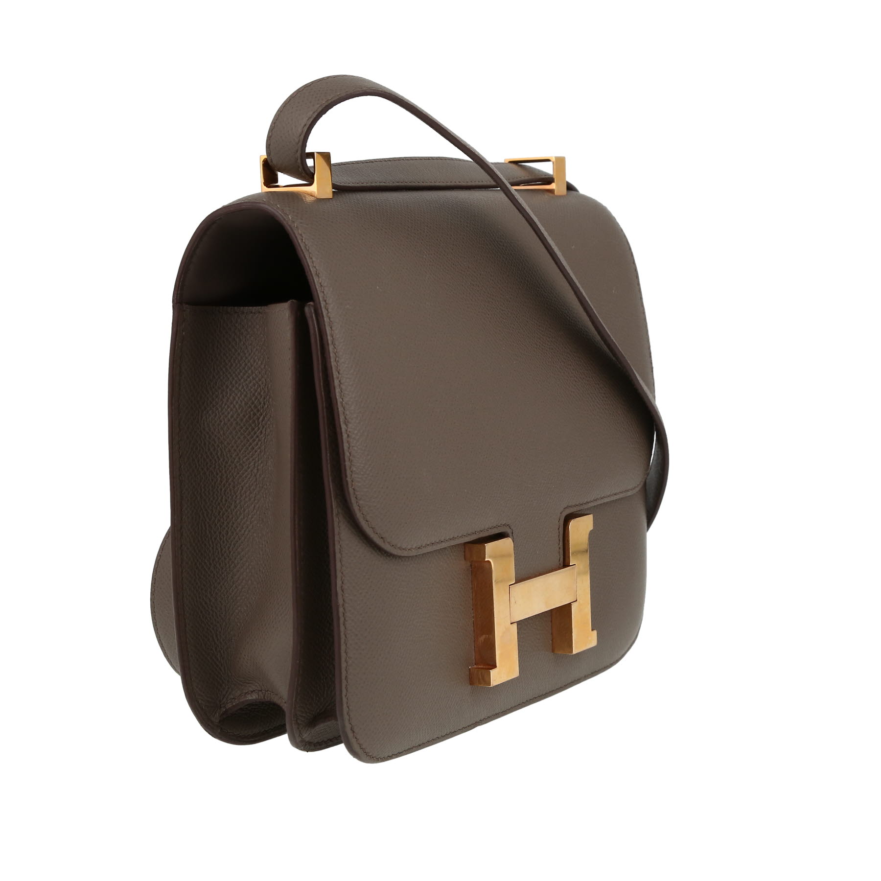 Borsa Hermès  Constance in pelle Epsom etoupe