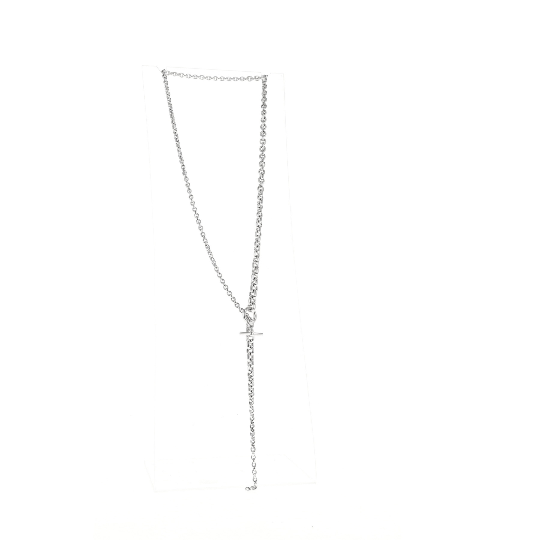 Collana lunga Hermès Crescendo in argento