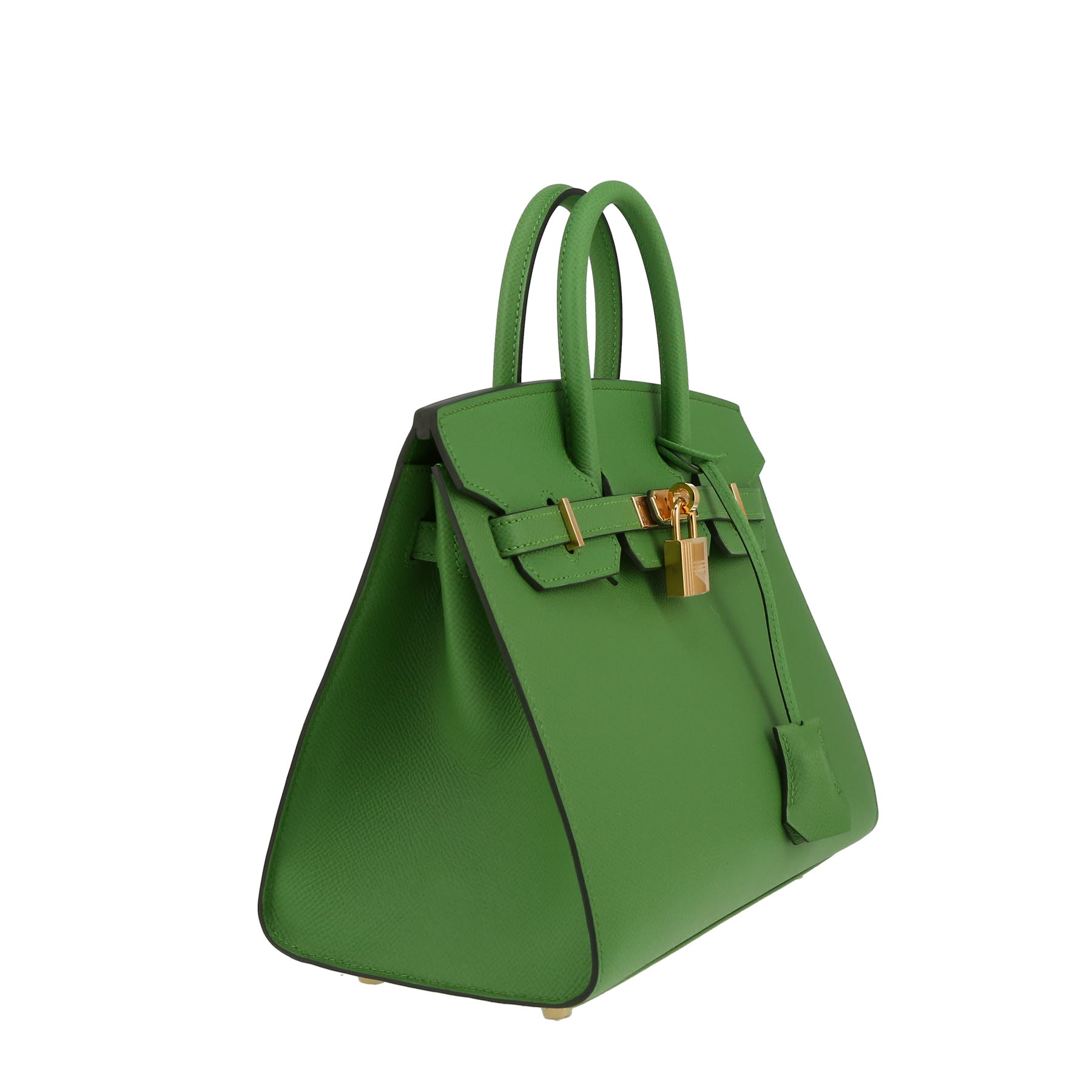 Hermès  Birkin 25 cm handbag  in green Yucca epsom leather