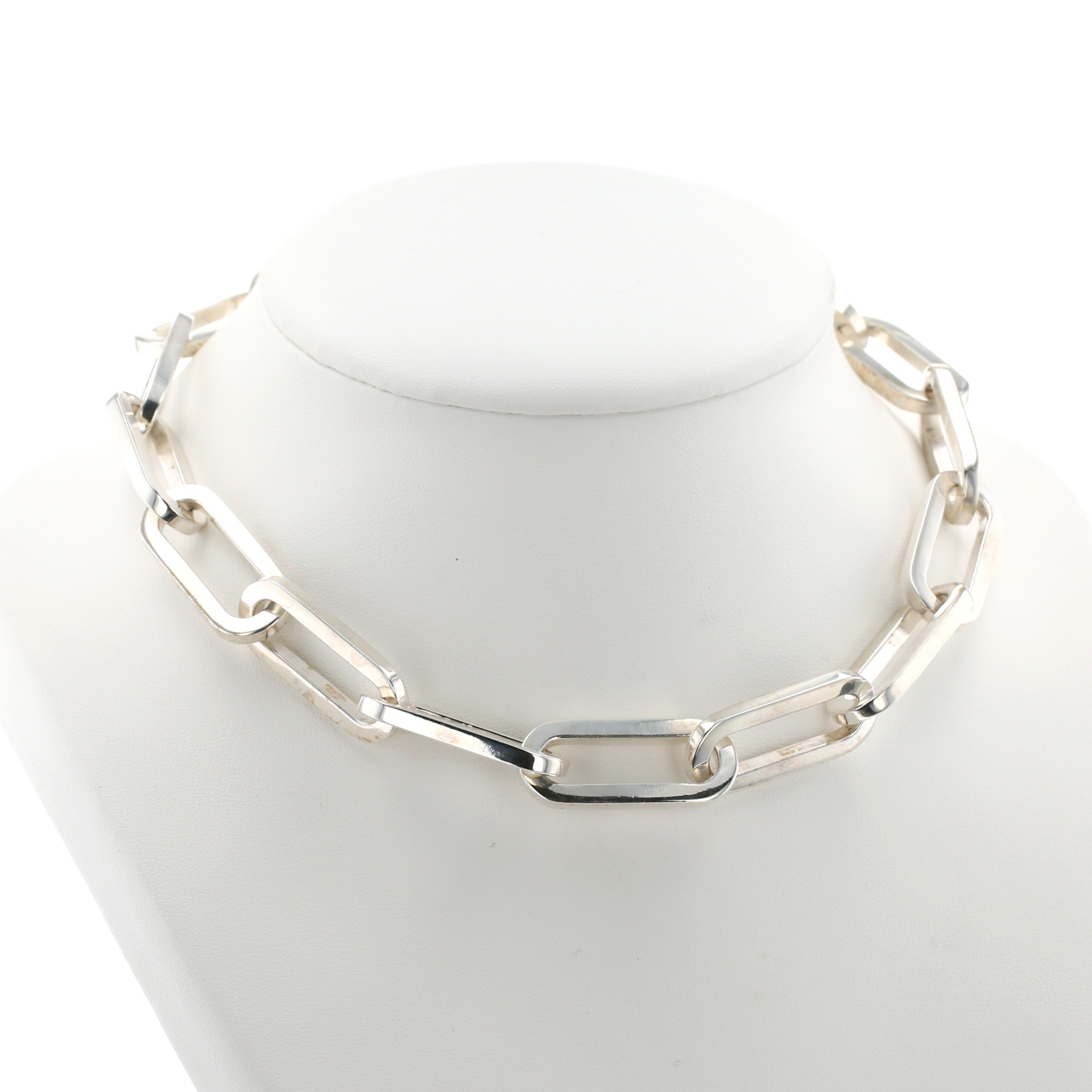 Collier Dinh Van Maillons taille XL en argent