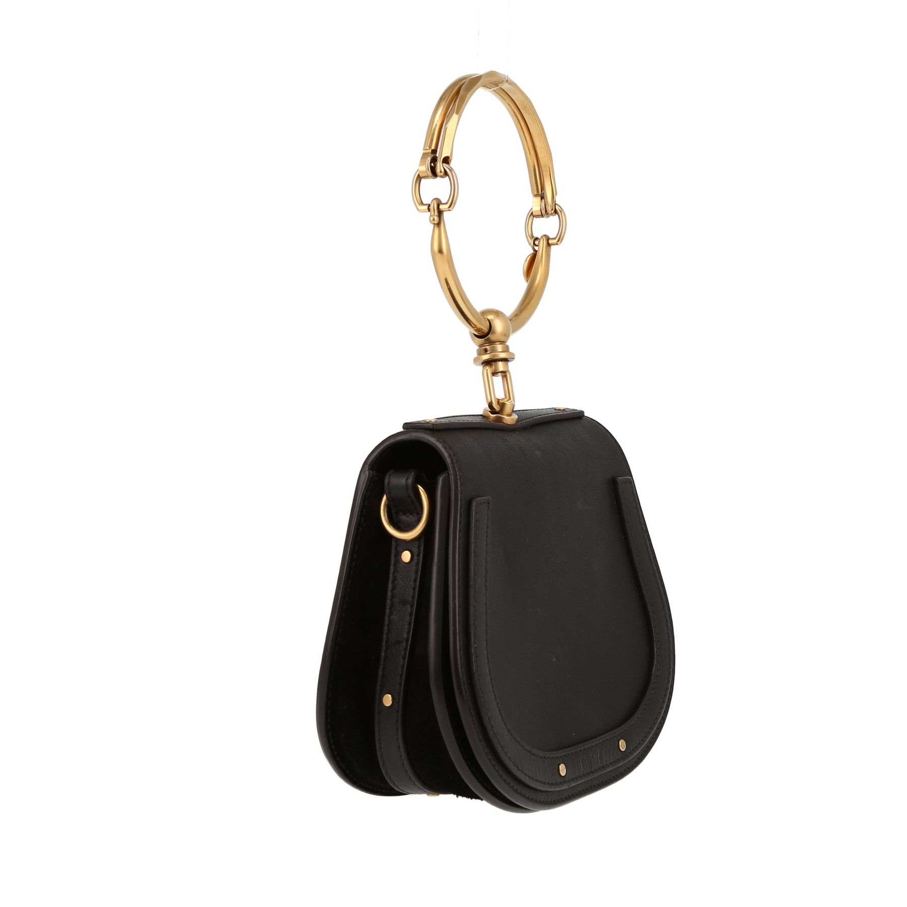 Sac bandoulière Chloé  Nile en cuir noir