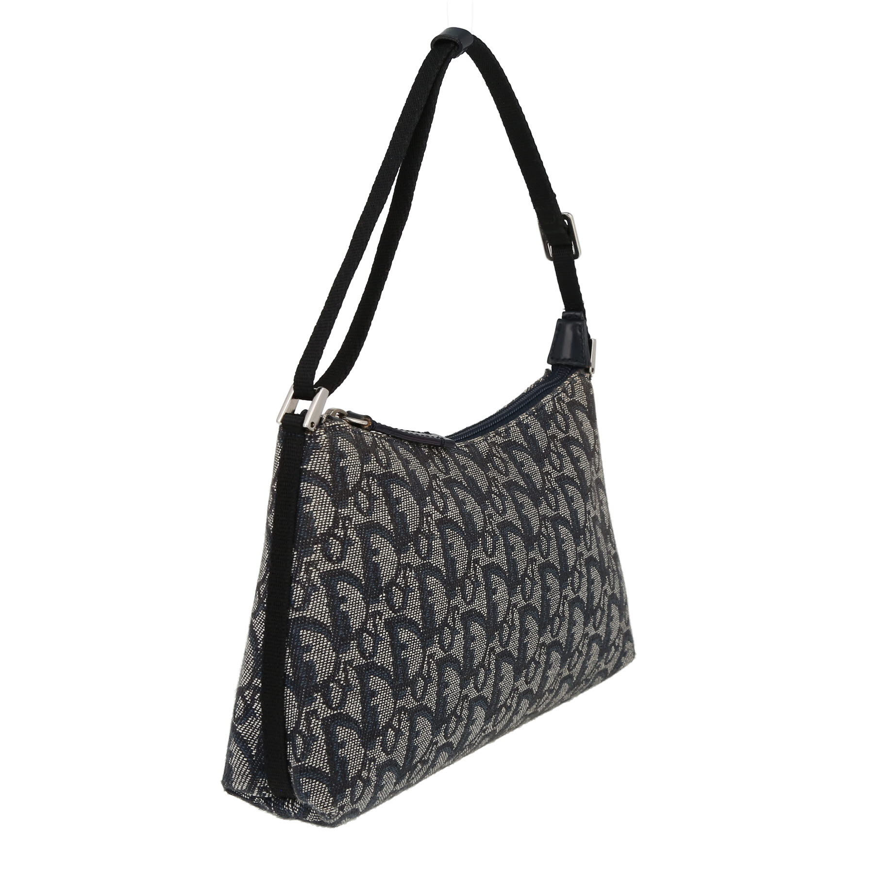 Christian Dior   shoulder bag  in blue canvas