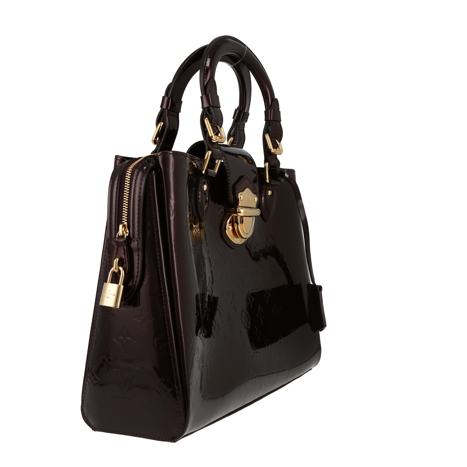 Louis Vuitton  Melrose Avenue handbag  in purple monogram patent leather
