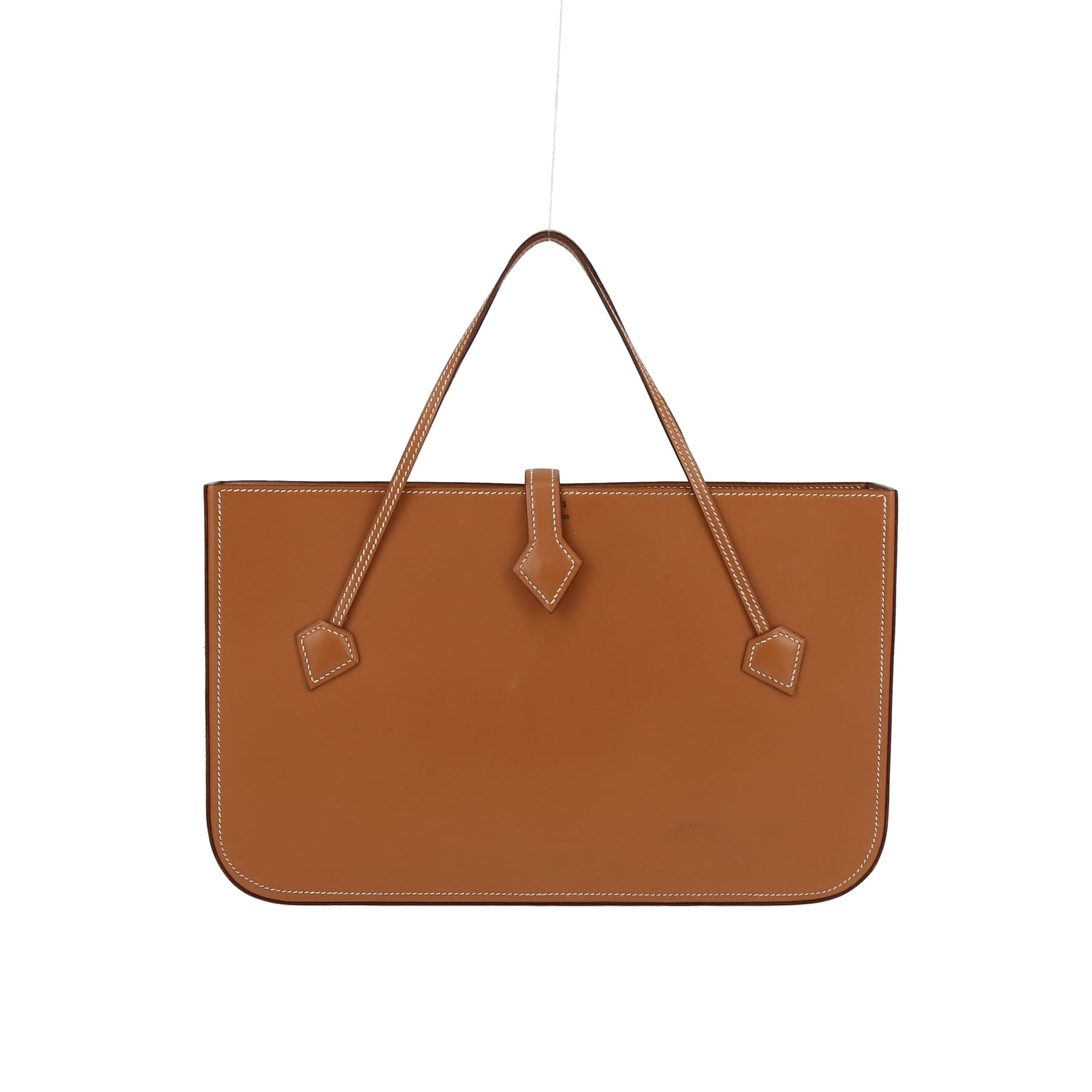 HERMES ブラウンレザーショルダーバッグ~~ 24時間発送】HERMES ブラウンレザー ショルダーバッグ