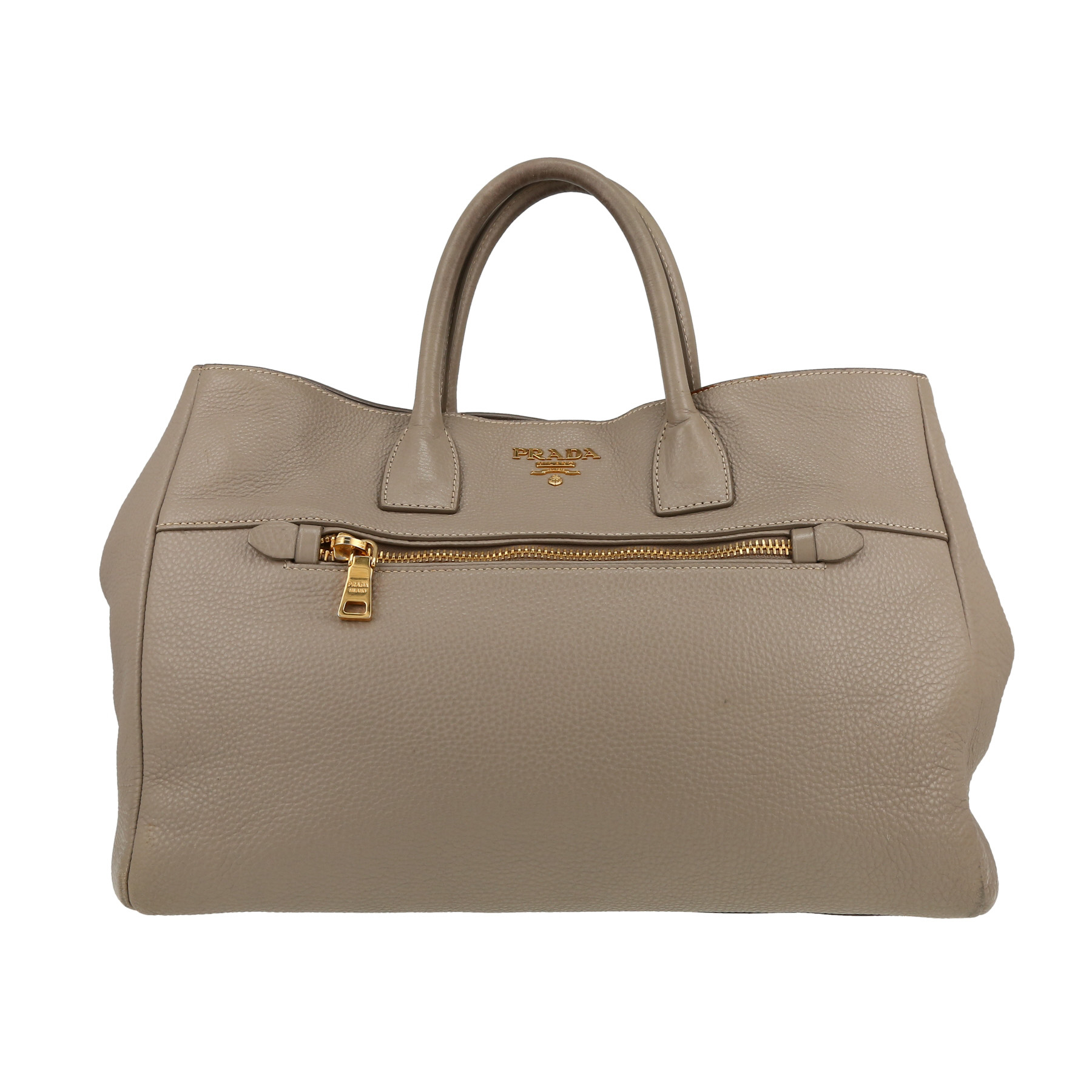 【PRADA】Sand canvas shopping bag Prada Sand canvas tote bag for Women Online USA at Darveys.com