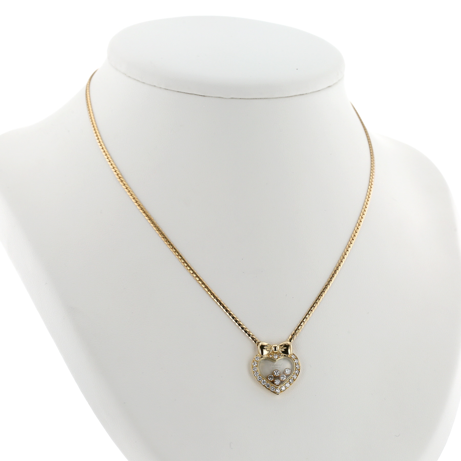 Collana Chopard Happy Diamonds in oro giallo e diamanti