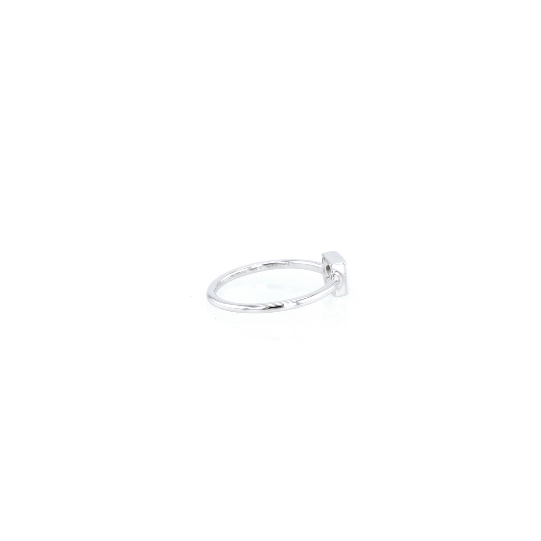 Tiffany & Co Frank Gehry solitaire ring in white gold and diamond