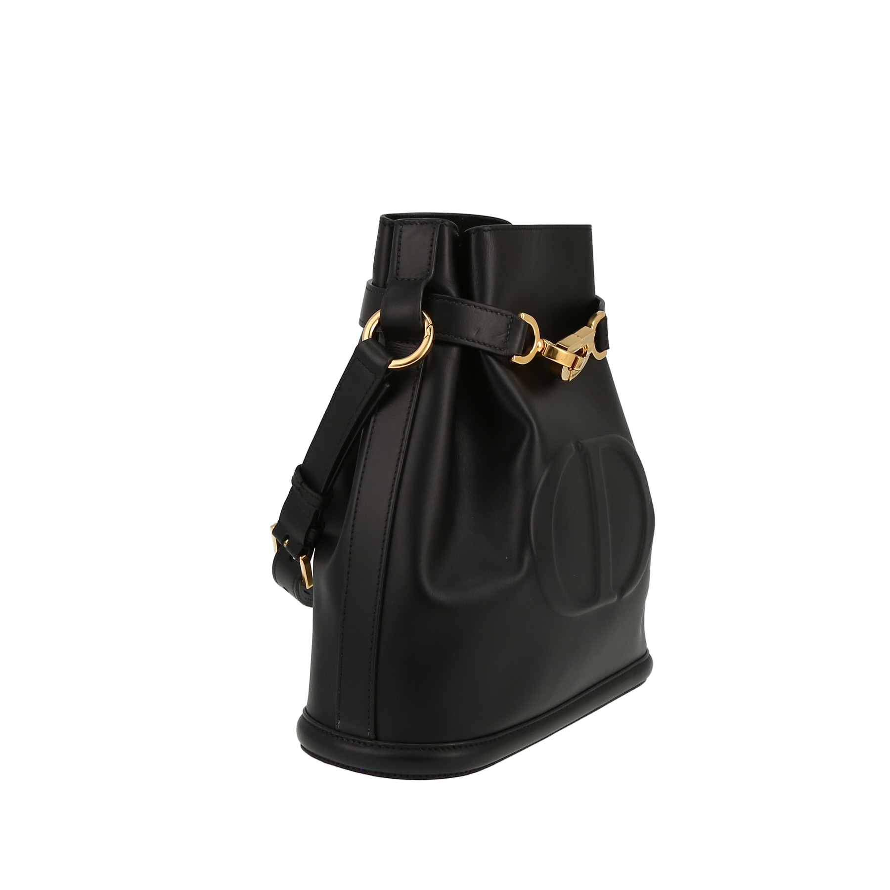 Dior  Cest Dior shoulder bag  in black leather