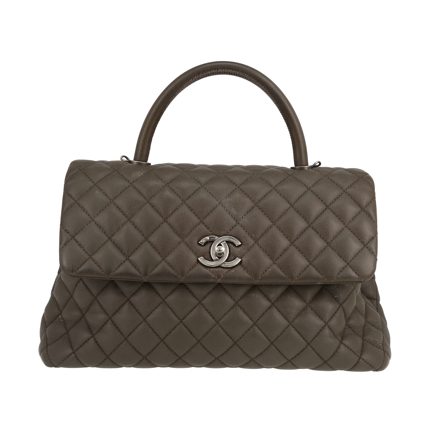 ショルダーバッグ・ポシェット × ヴィンテージ(中古) Chanel Tweed Top Handle and Shoulder Bag Chanel, Tweed shoulder bag. - Unique Designer Pieces