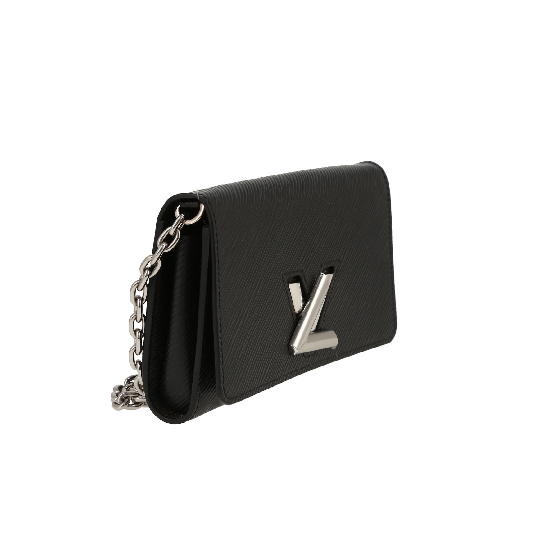 Bolso bandolera Louis Vuitton  Twist en cuero Epi negro