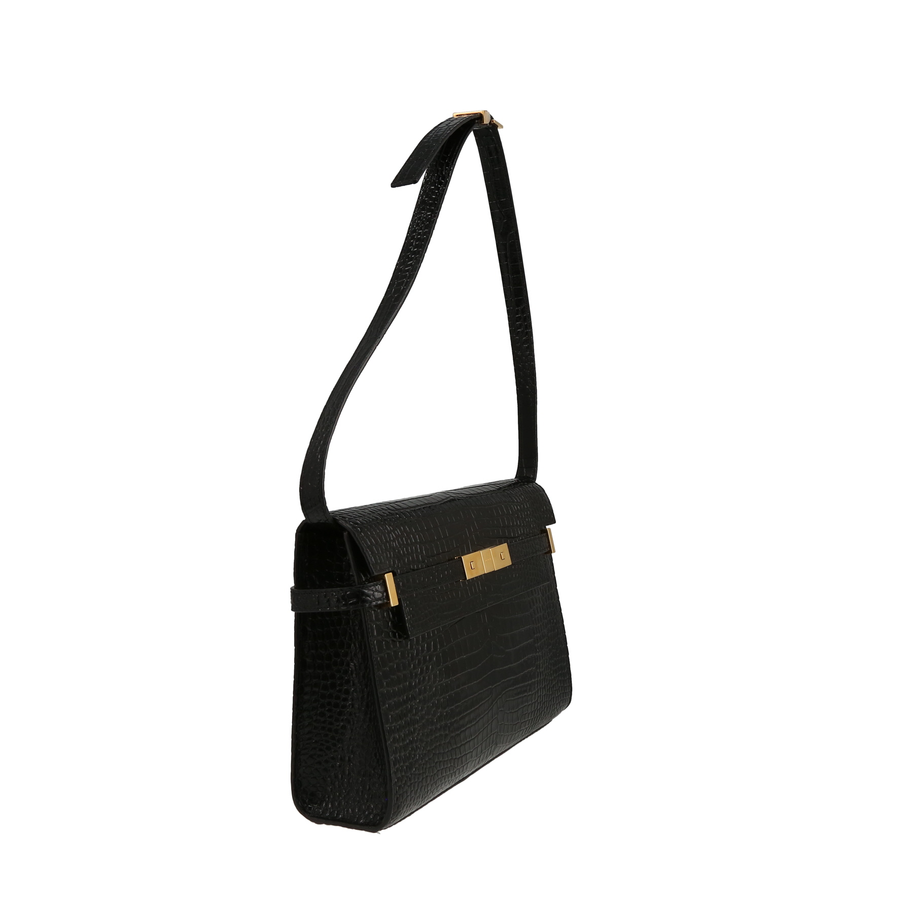 Borsa Saint Laurent  Manhattan in pelle nera