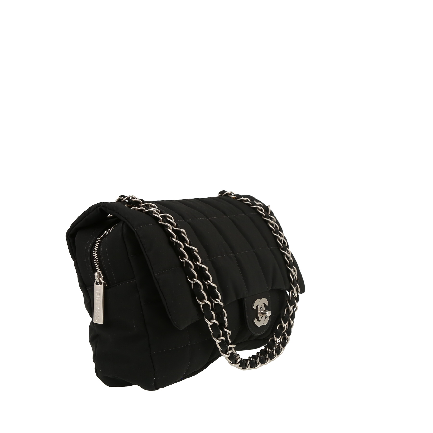 Chanel  Timeless handbag  in black canvas