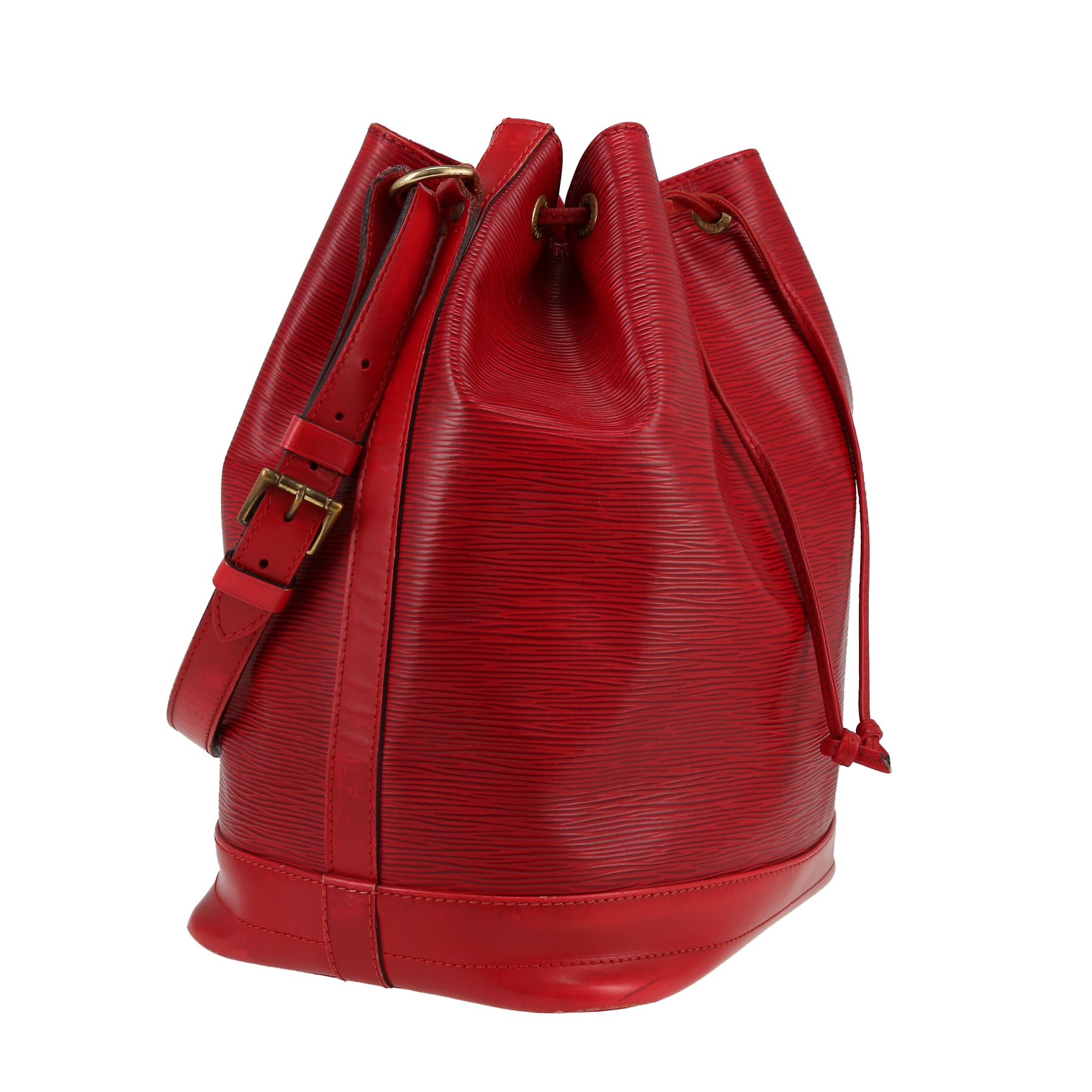 Louis Vuitton  Noé shoulder bag  in red epi leather