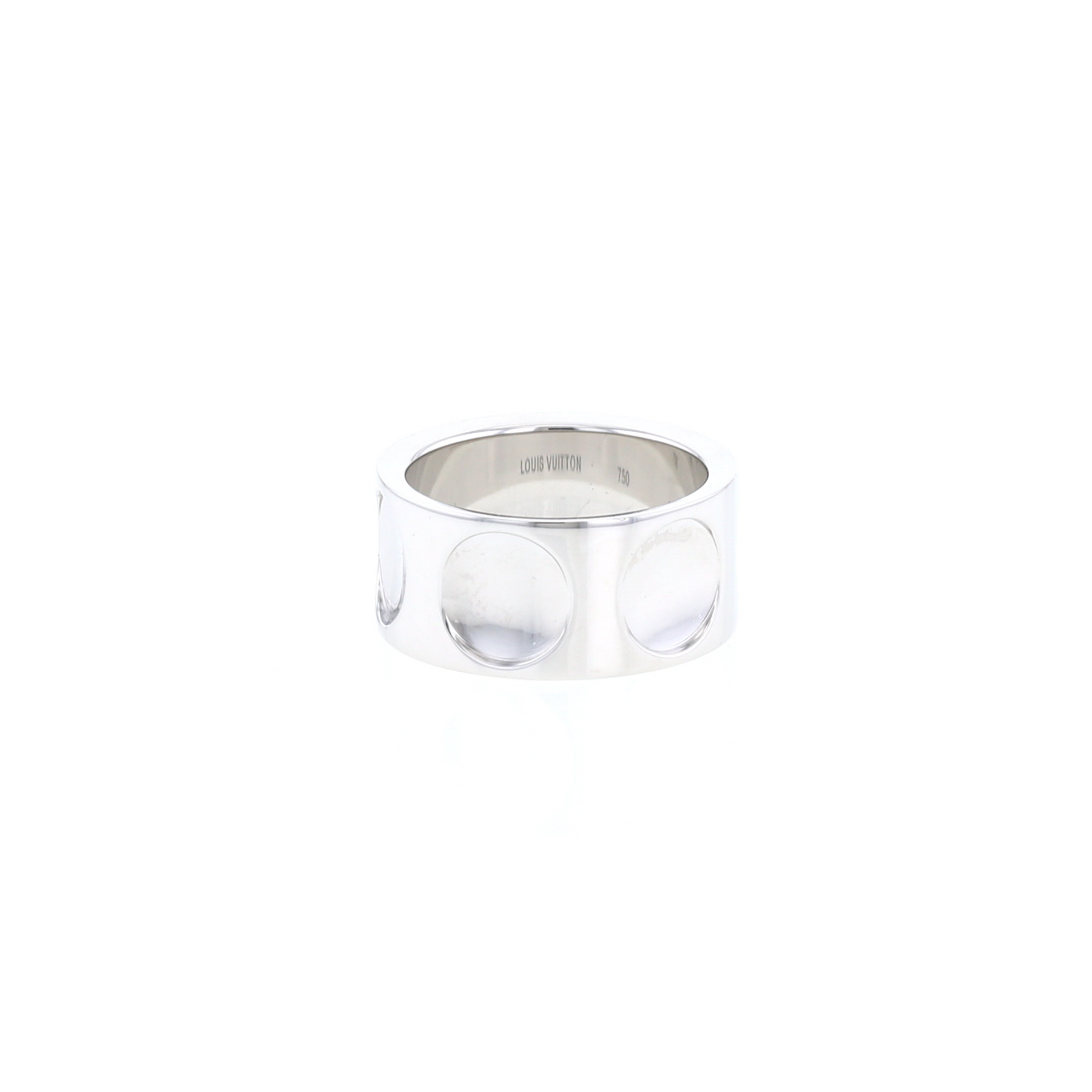 Anello Louis Vuitton Empreinte in oro bianco