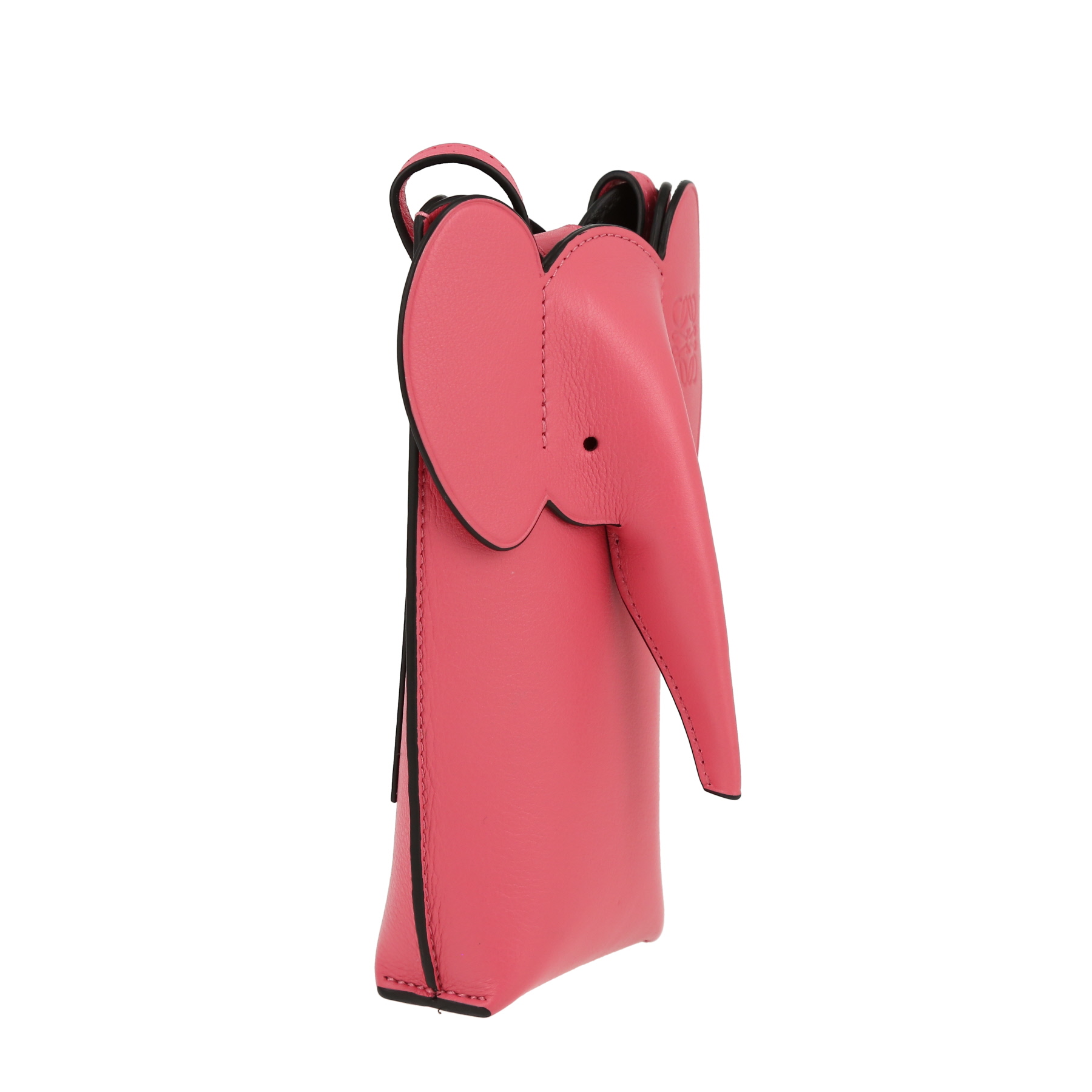Bolso bandolera Loewe  Elephant Pocket en cuero rosa