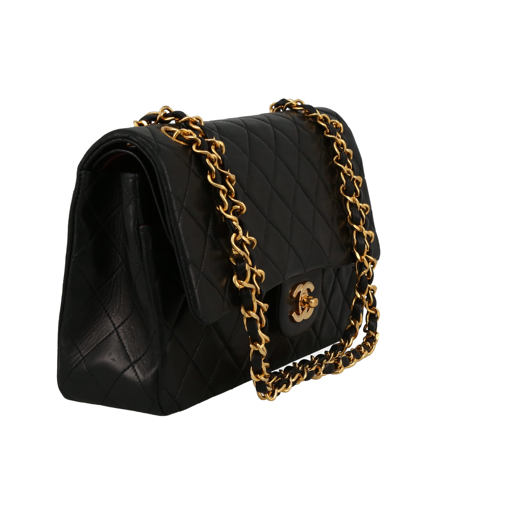 Chanel  Timeless handbag  in black quilted leather