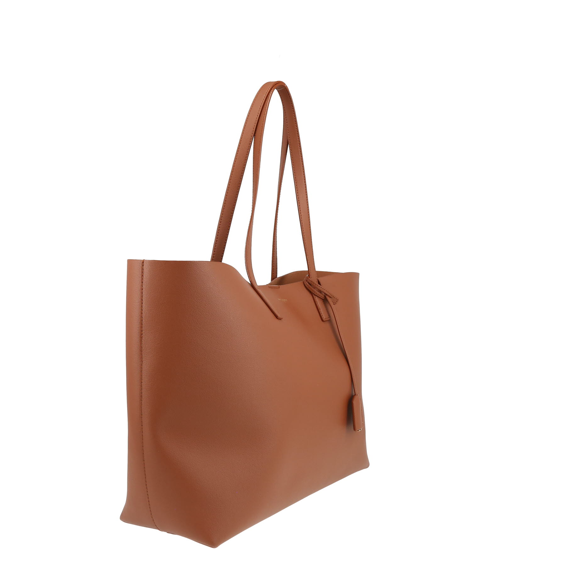 Saint Laurent  Shopping large  shopping bag  in brown leather