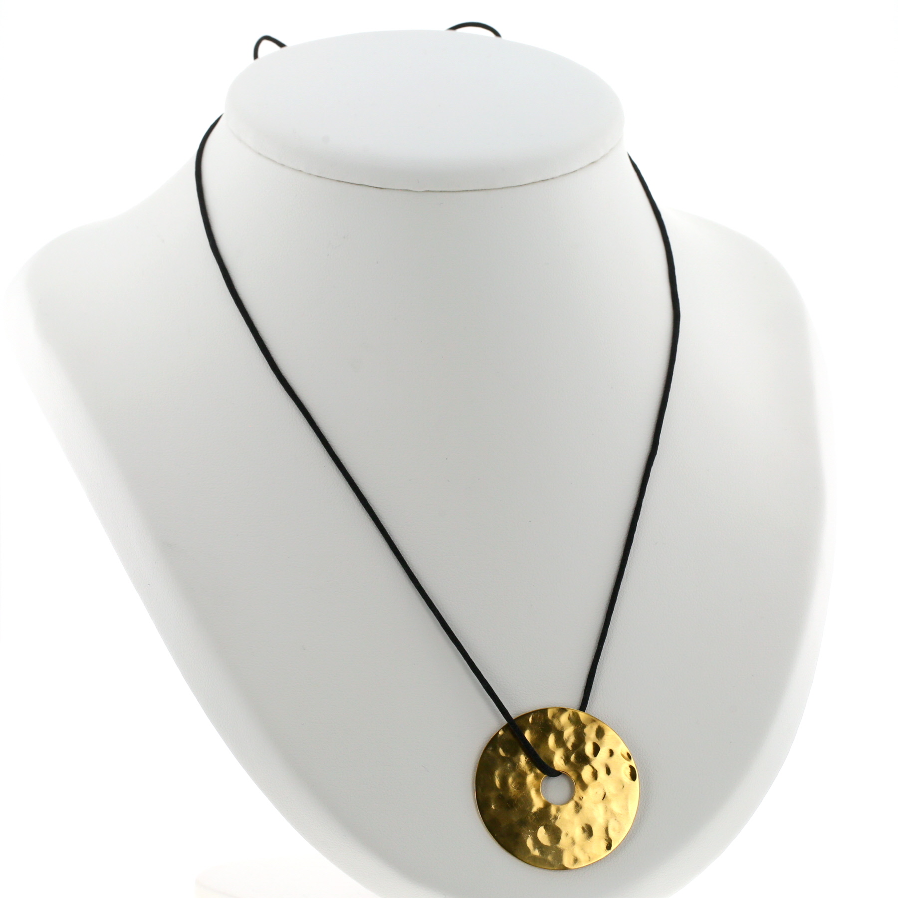 Pendentif Dinh Van Pi Chinois grand modèle en or jaune 24 carats