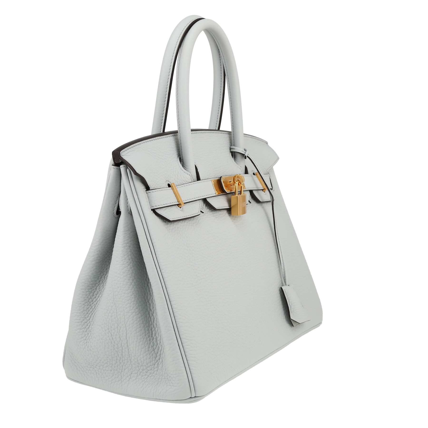 Hermès  Birkin 30 cm handbag  in Bleu Pale togo leather