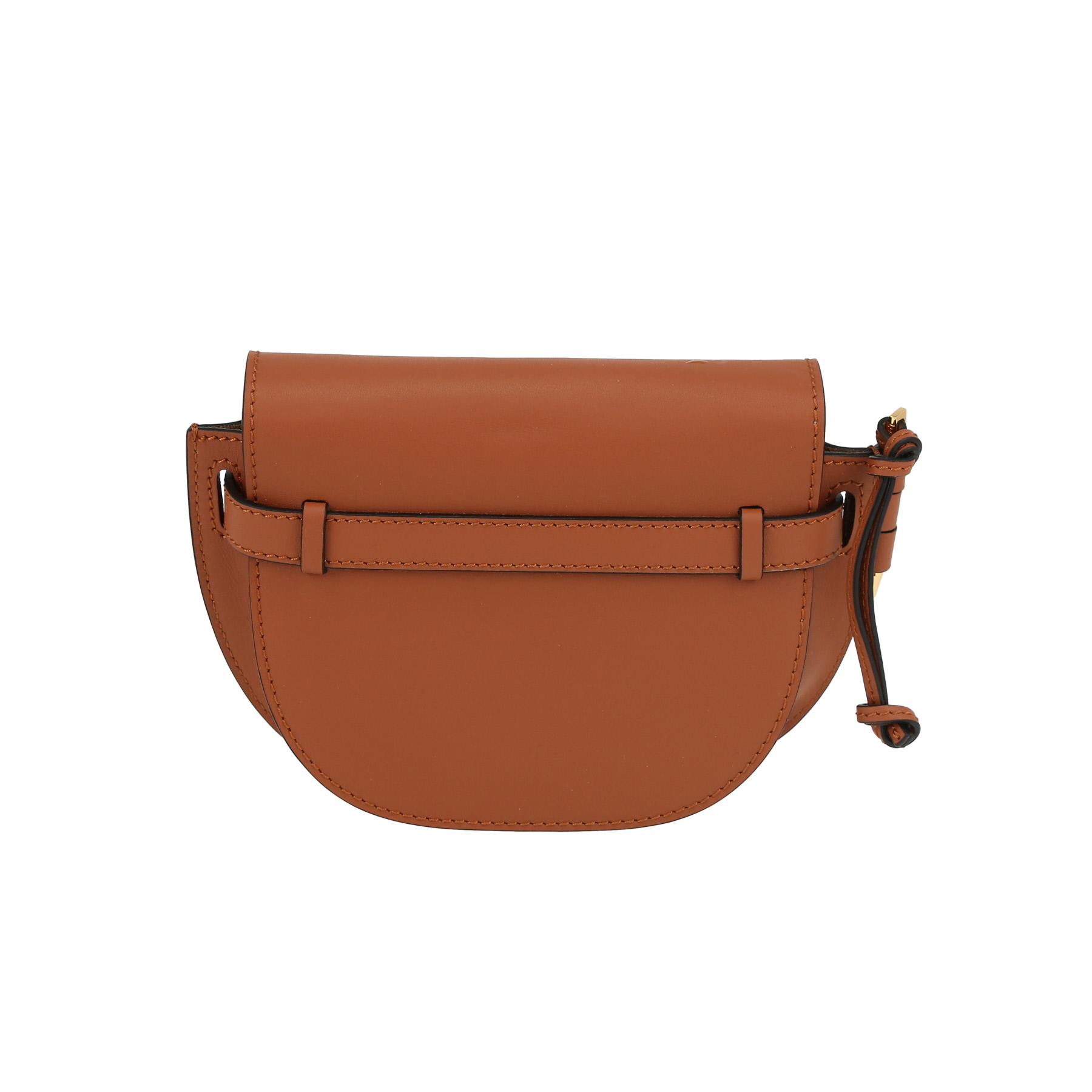 Gate Shoulder Bag In Brown Leather