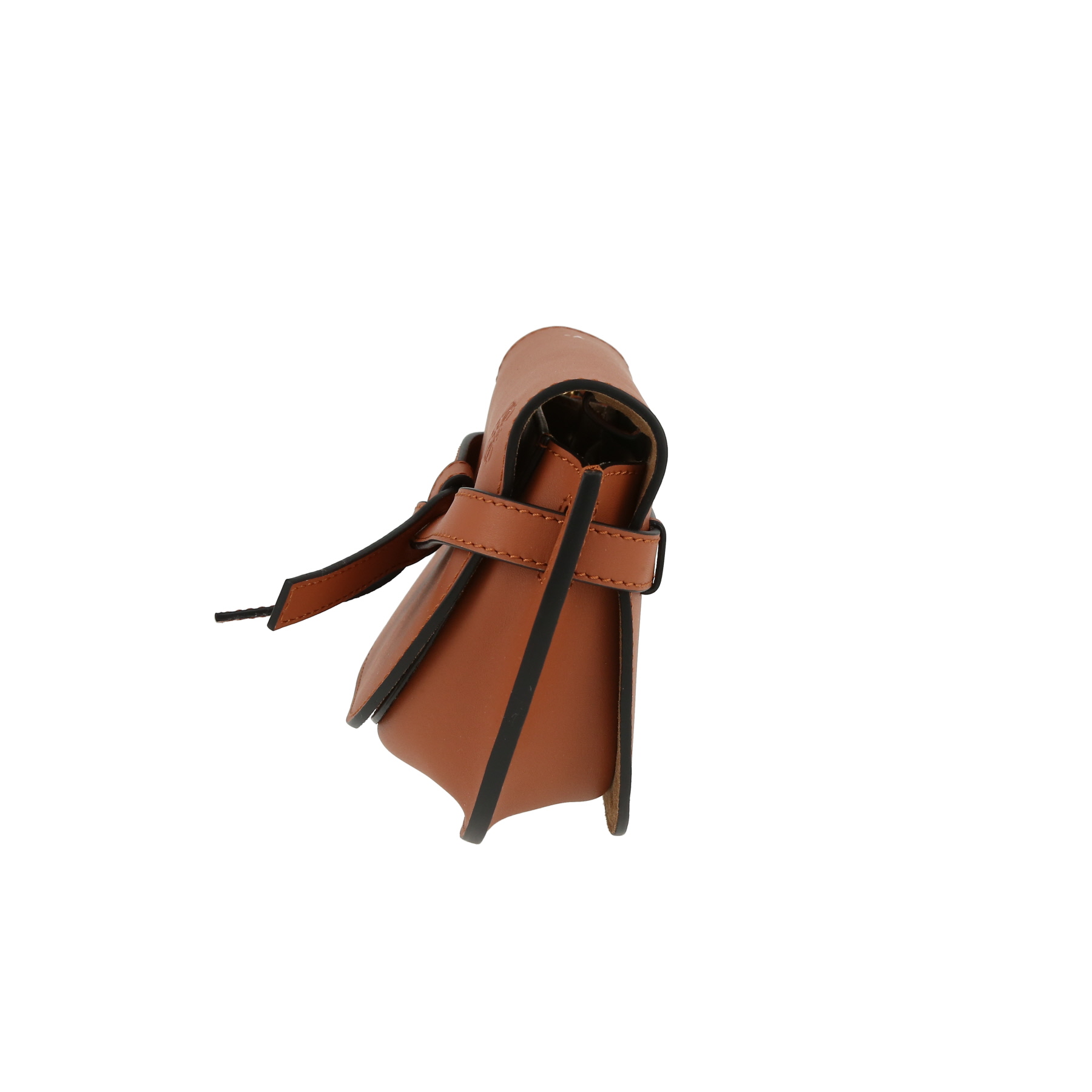 Gate Shoulder Bag In Brown Leather