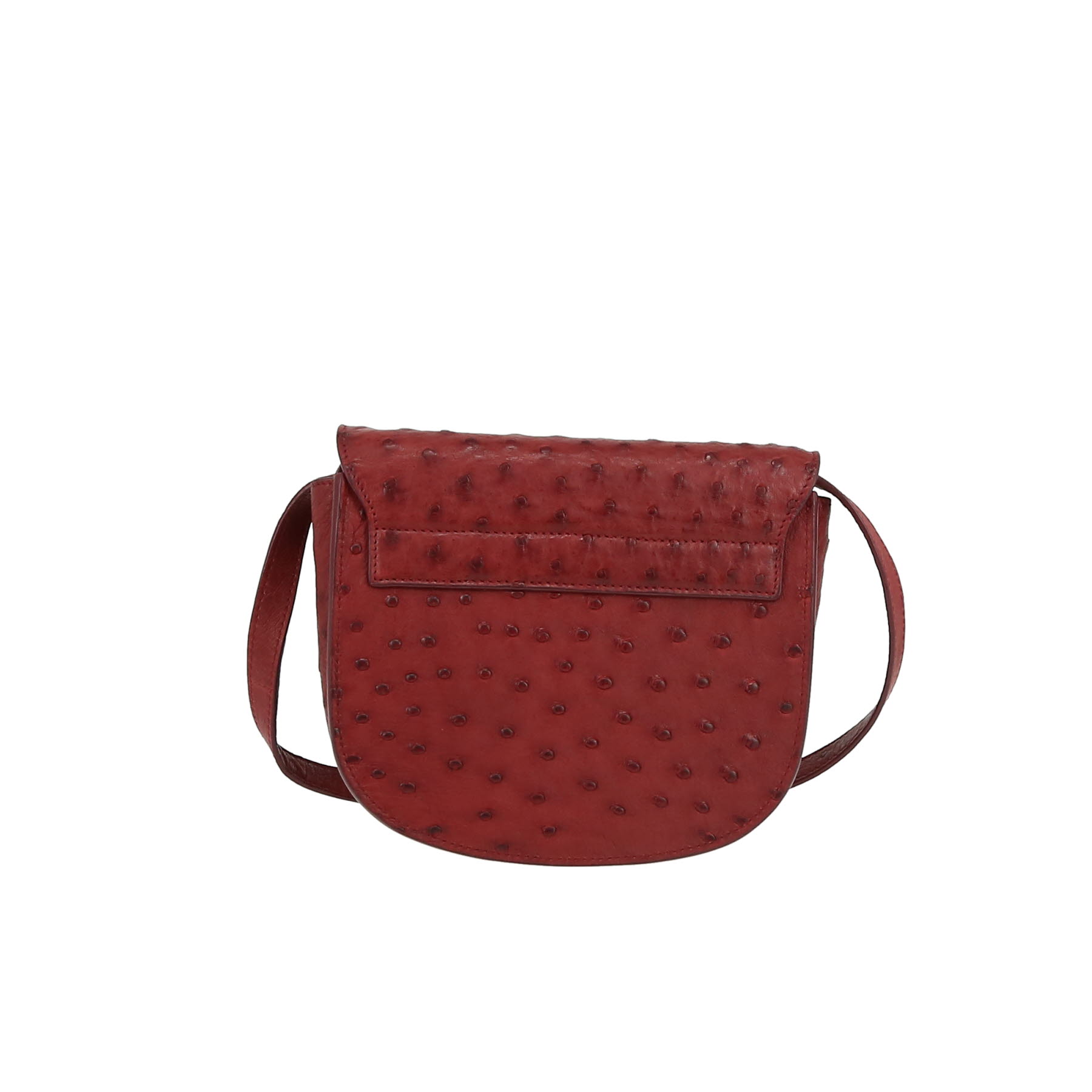Kaia Small Model Shoulder Bag In Ostrich