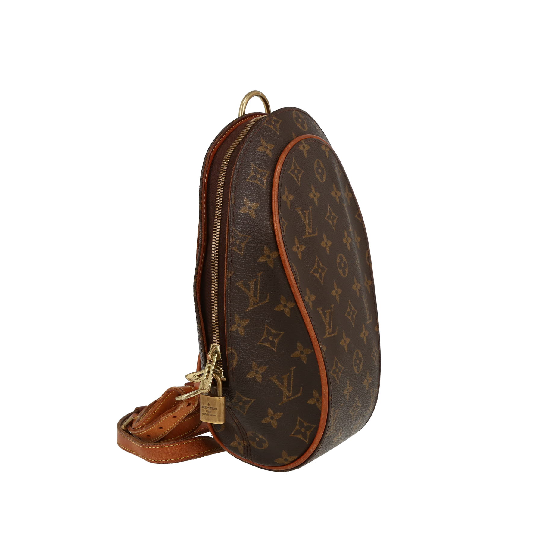 Louis Vuitton  Ellipse backpack  in brown monogram canvas  and natural leather