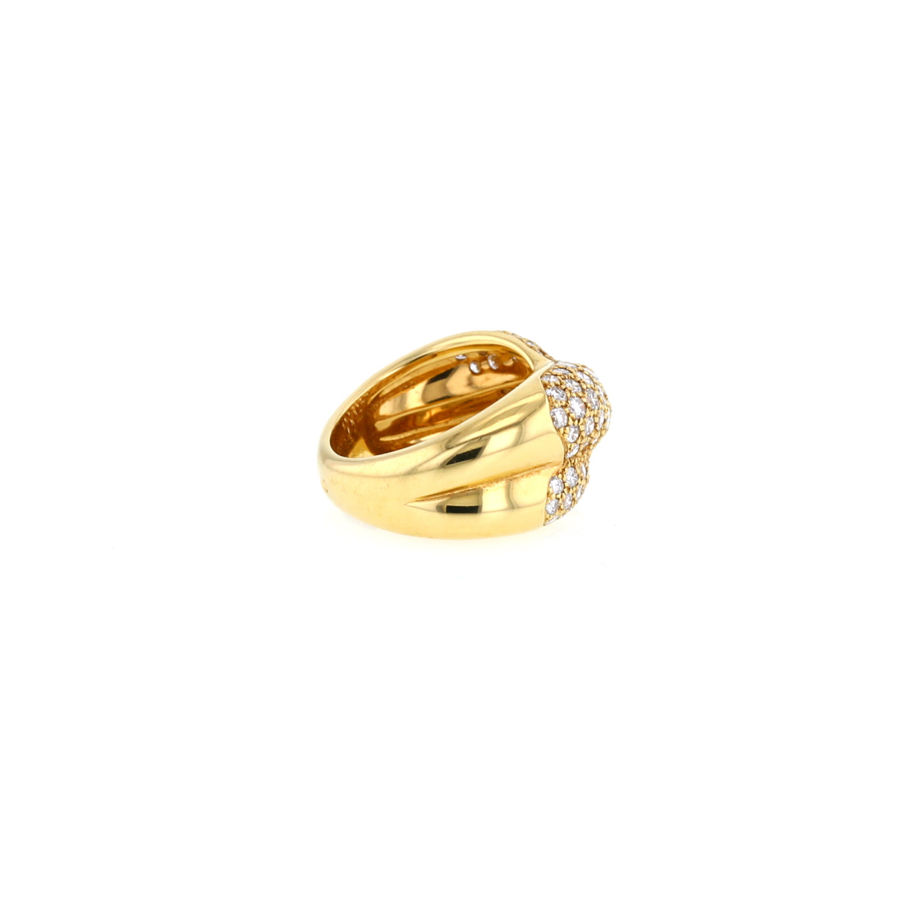 Bague Cartier Colisée en or jaune et diamants