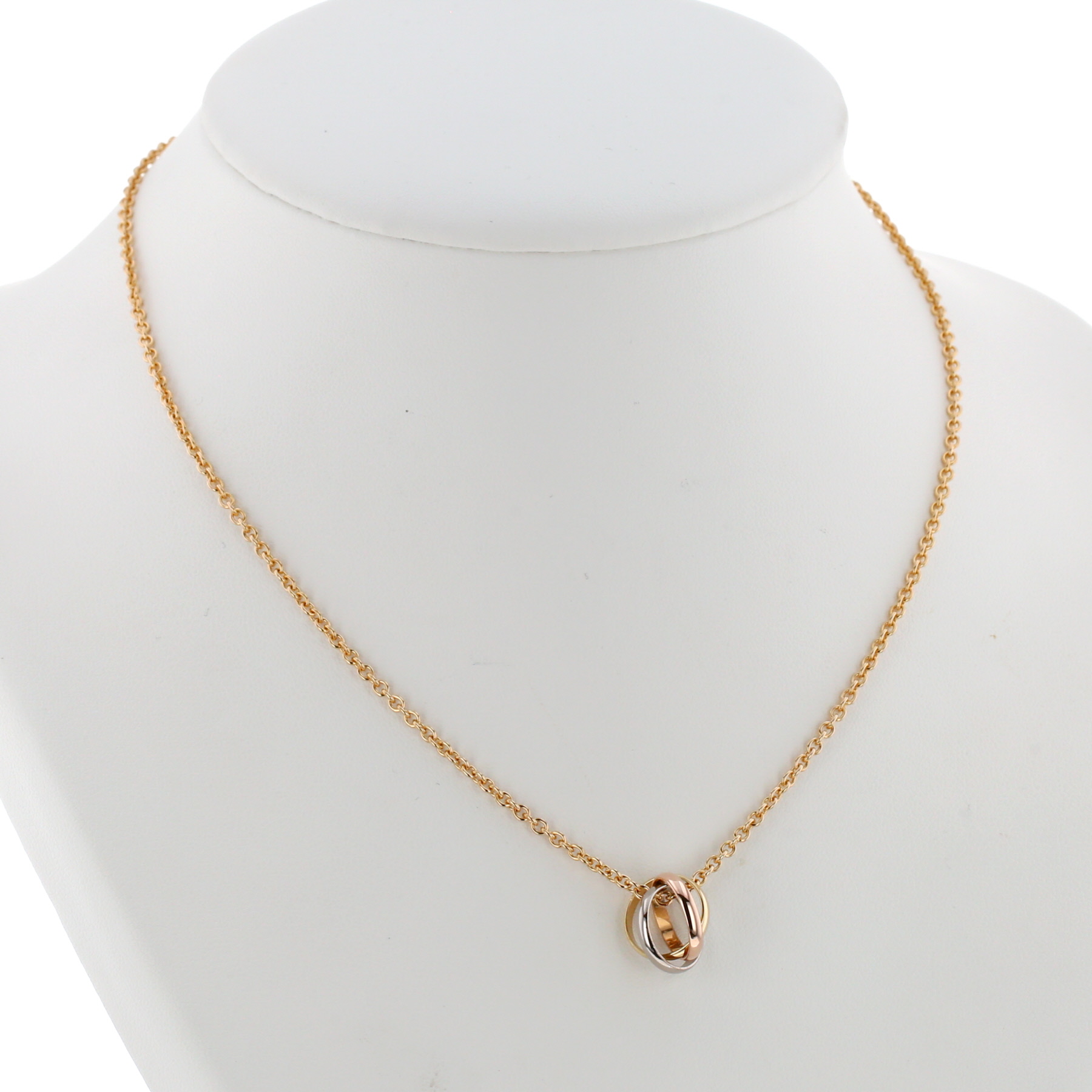Collier Cartier Trinity en 3 ors