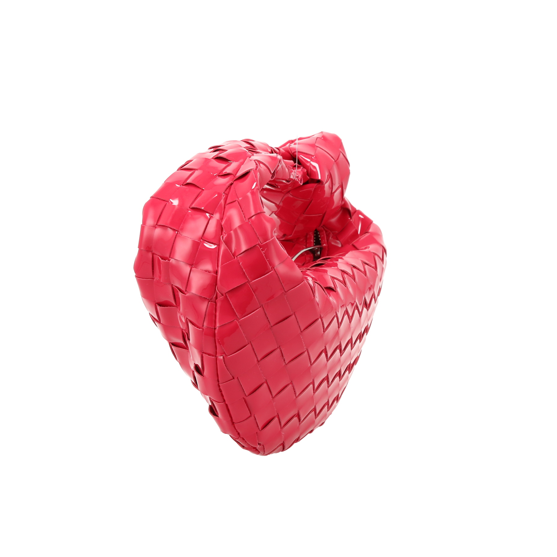 Bolso de mano Bottega Veneta  Jodie en charol trenzado rosa