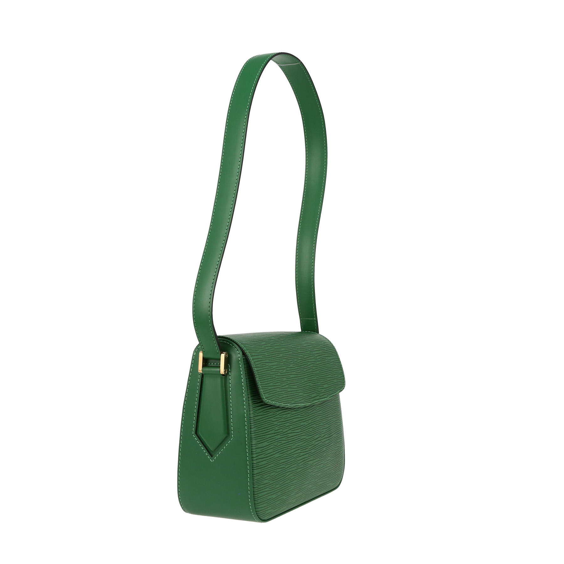 Sac à main Louis Vuitton  Buci en cuir épi vert