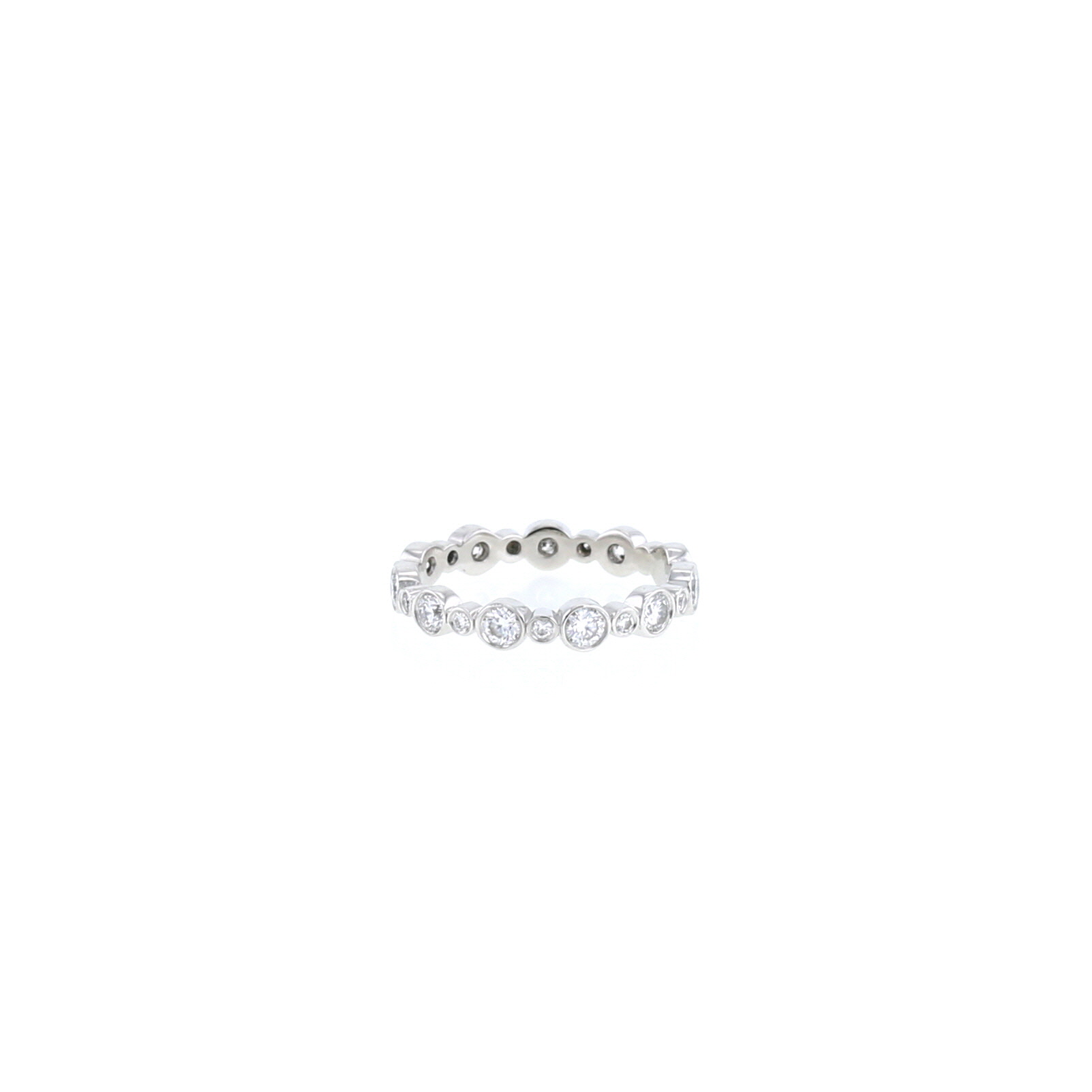 Anello Tiffany & Co Jazz in platino e diamanti