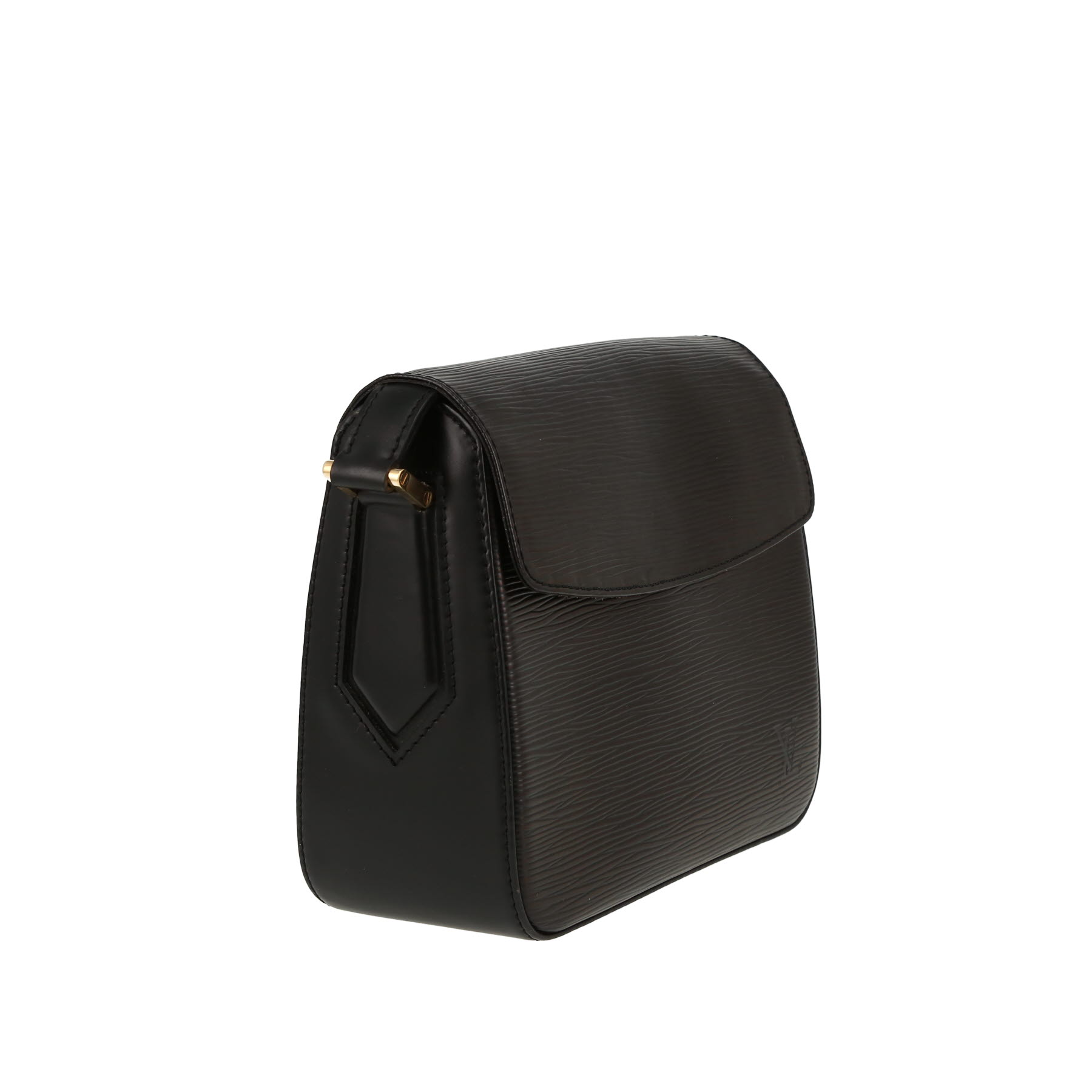 Louis Vuitton  Buci handbag  in black epi leather