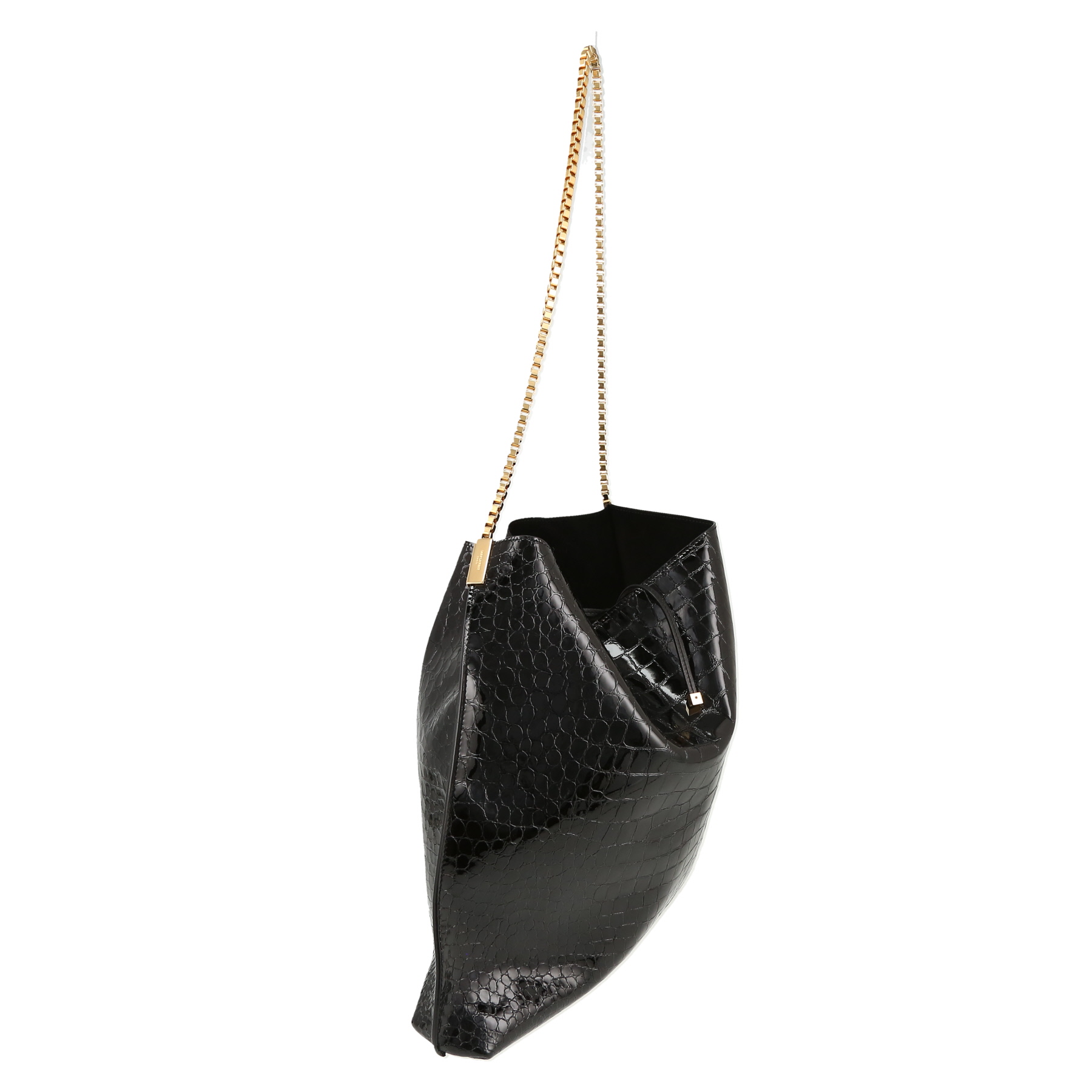 Shopping bag Saint Laurent  Suzanne Hobo in pelle nera