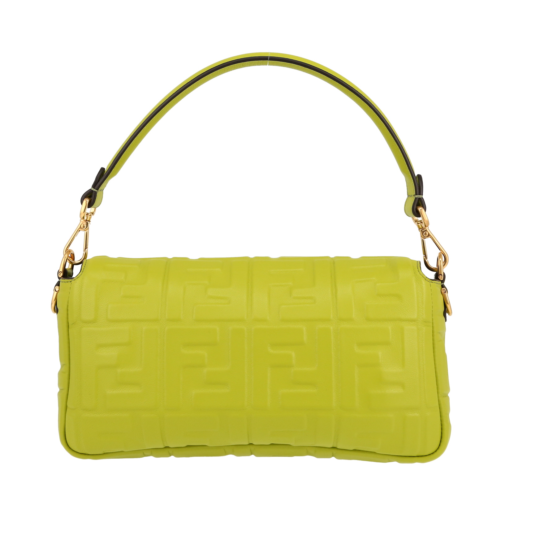 Baguette Handbag In Anise Monogram Leather