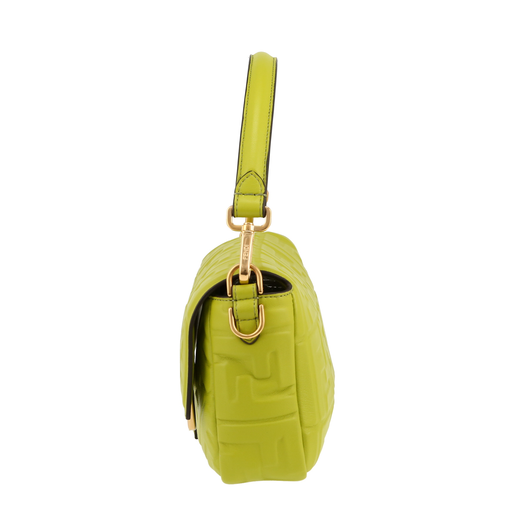 Baguette Handbag In Anise Monogram Leather