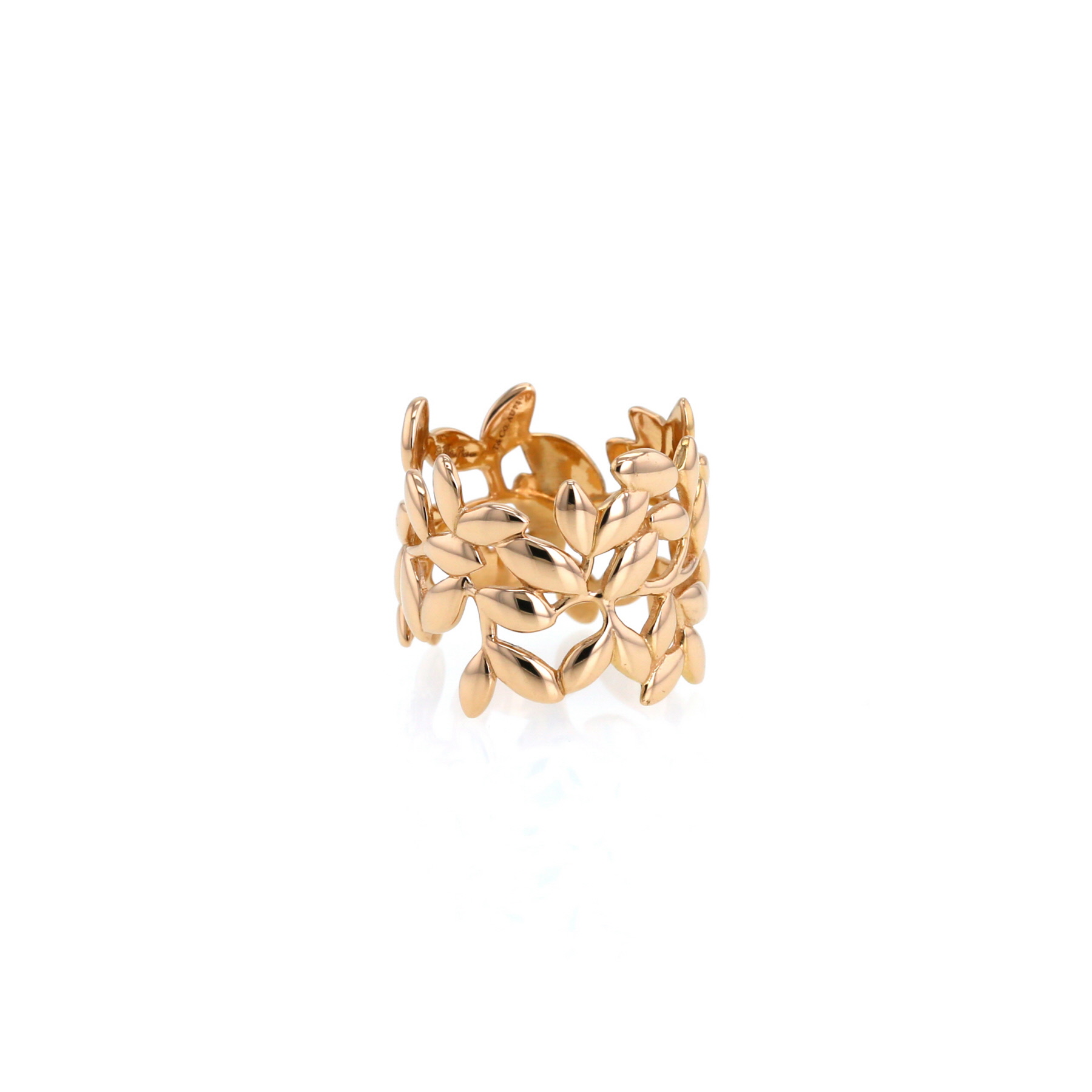 Anello Tiffany & Co Olive Leaf in oro rosa