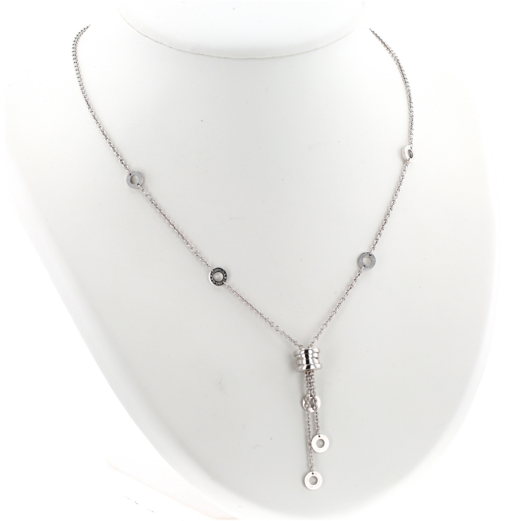 Collar Bulgari B.Zero1 de oro blanco