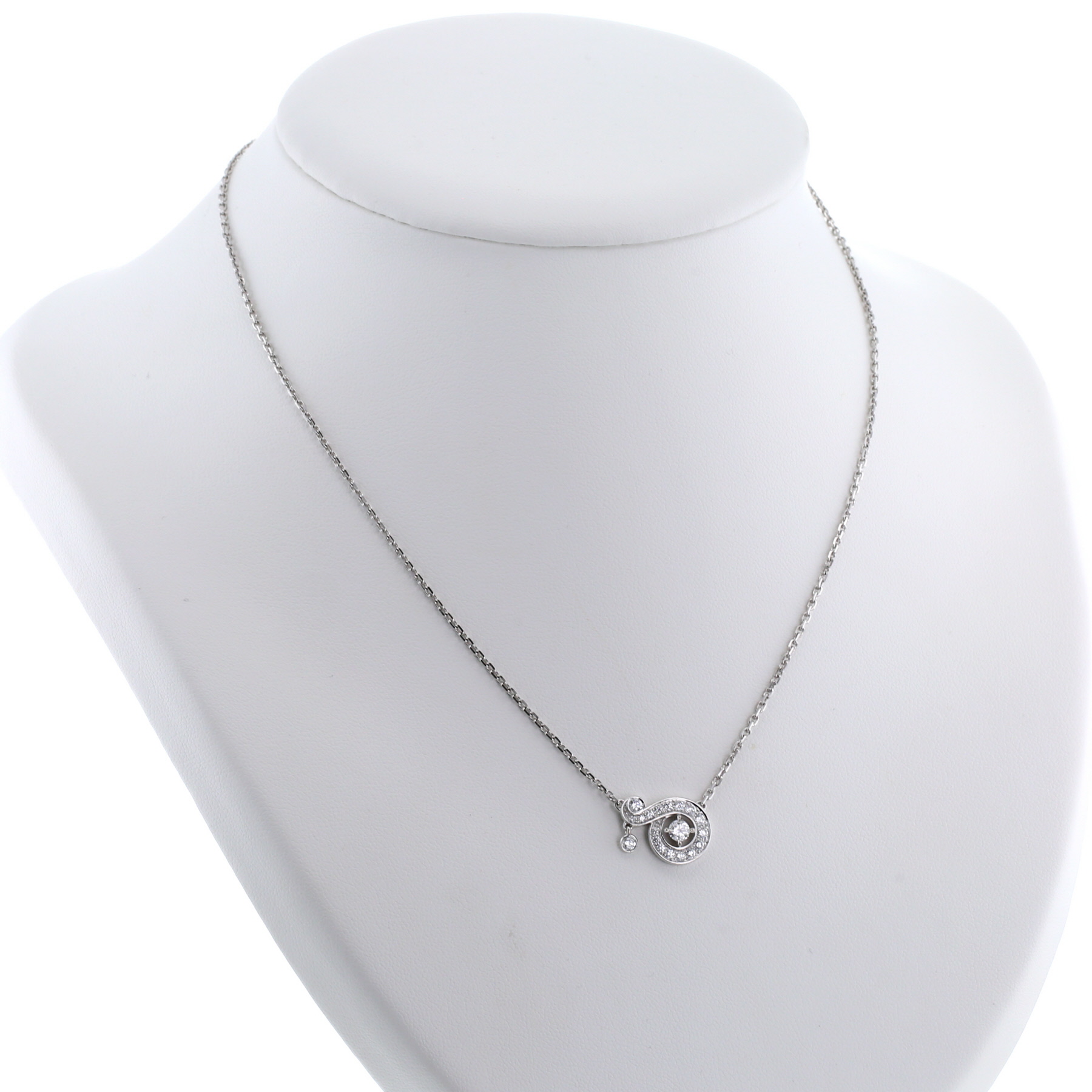Collier Van Cleef & Arpels Nid du Paradis en or blanc et diamants