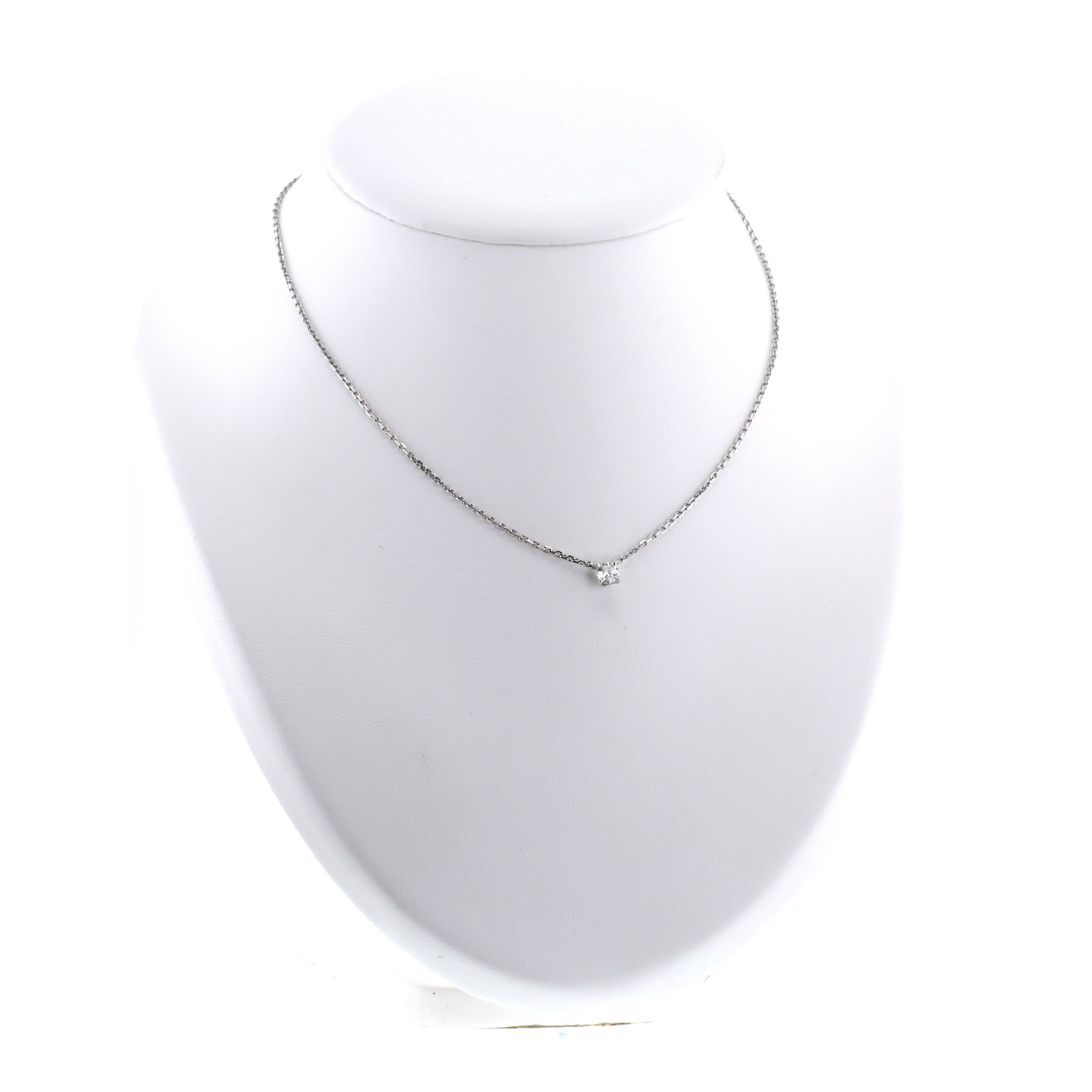 Cartier 1895 necklace in white gold and diamond