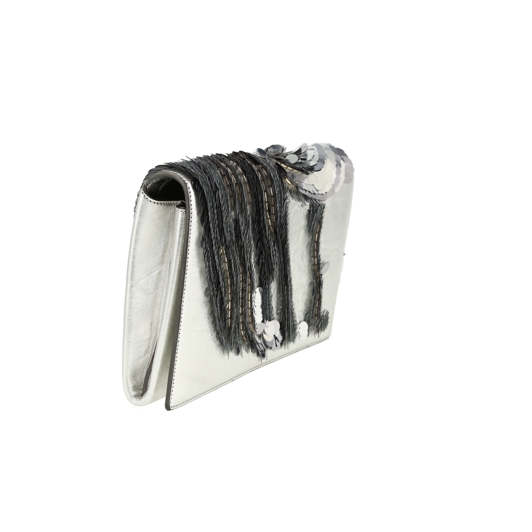 Dior  Edition limitée clutch  in silver leather