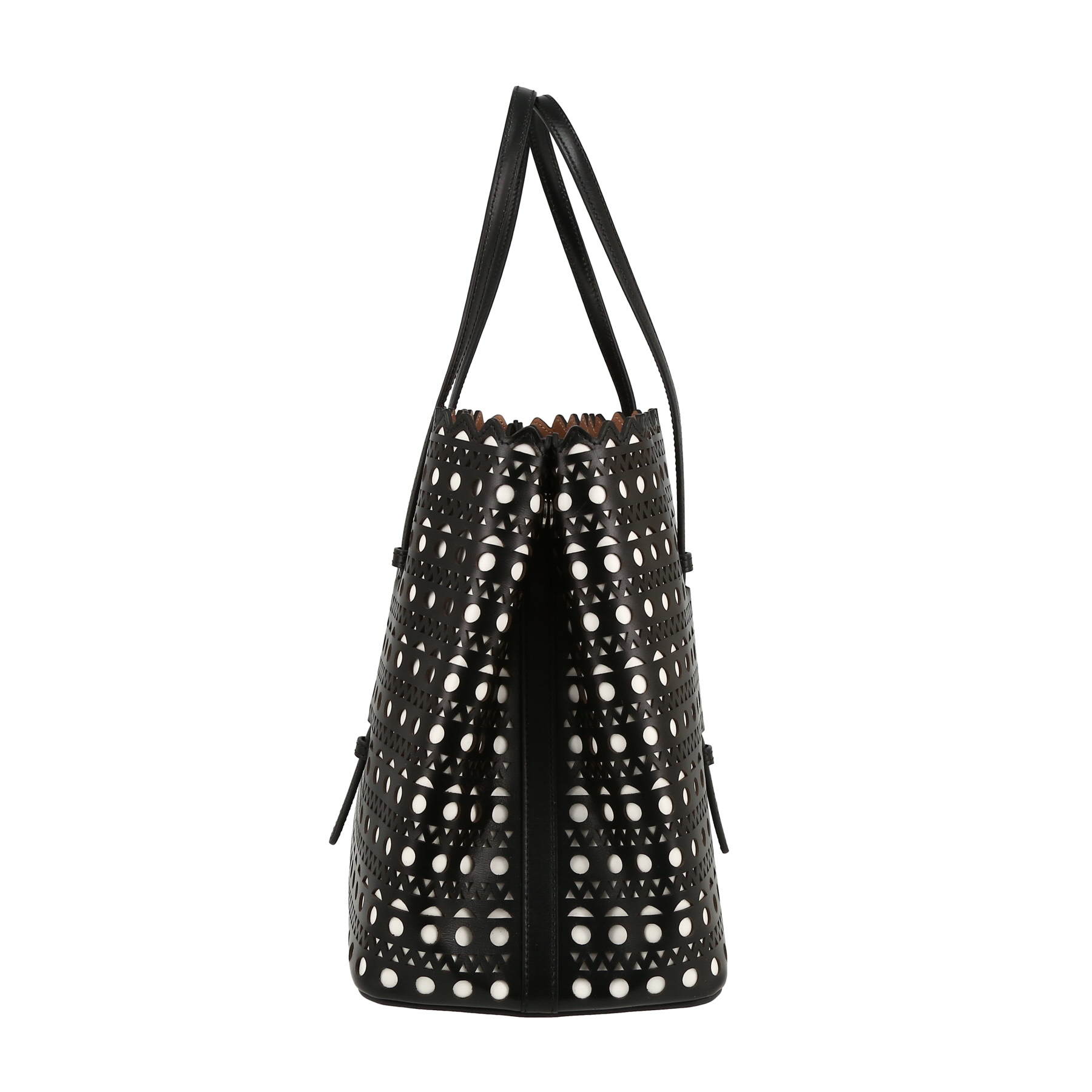 Vienne Shopping Bag In Black Leather