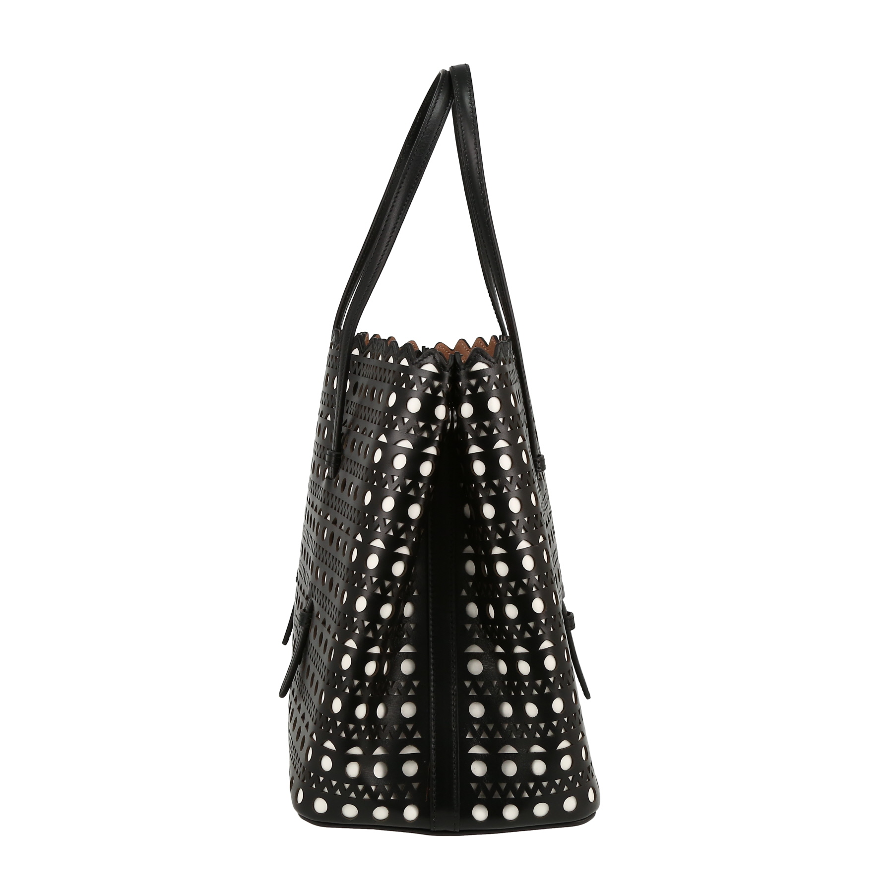 Vienne Shopping Bag In Black Leather
