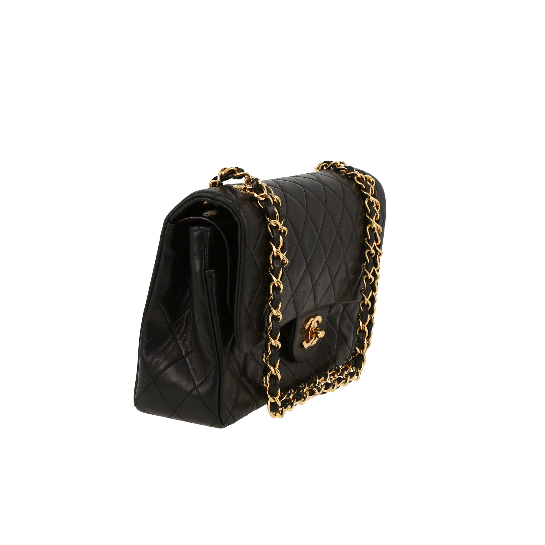Sac à main Chanel  Timeless Classic en cuir matelassé noir