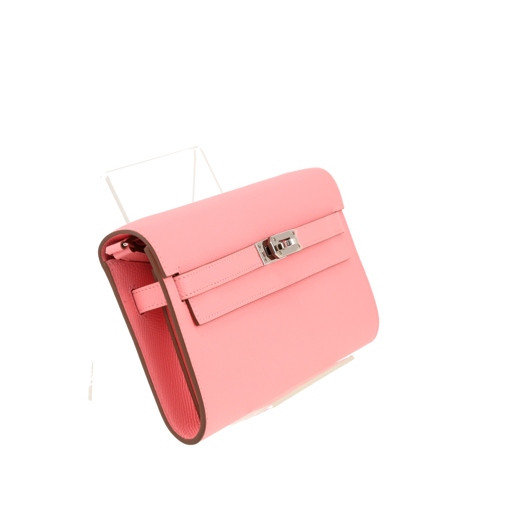 Hermès  Kelly To Go handbag/clutch  in Rose Confetti epsom leather