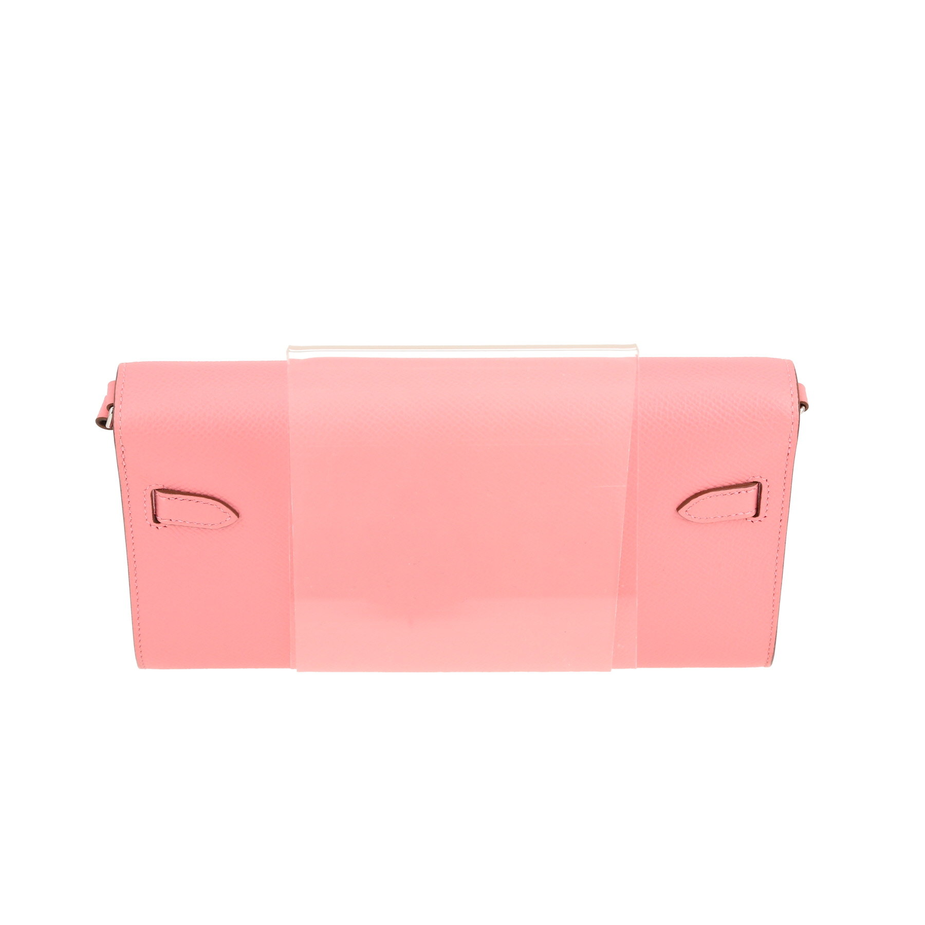 Kelly To Go Handbag/Clutch In Rose Confetti Epsom Leather