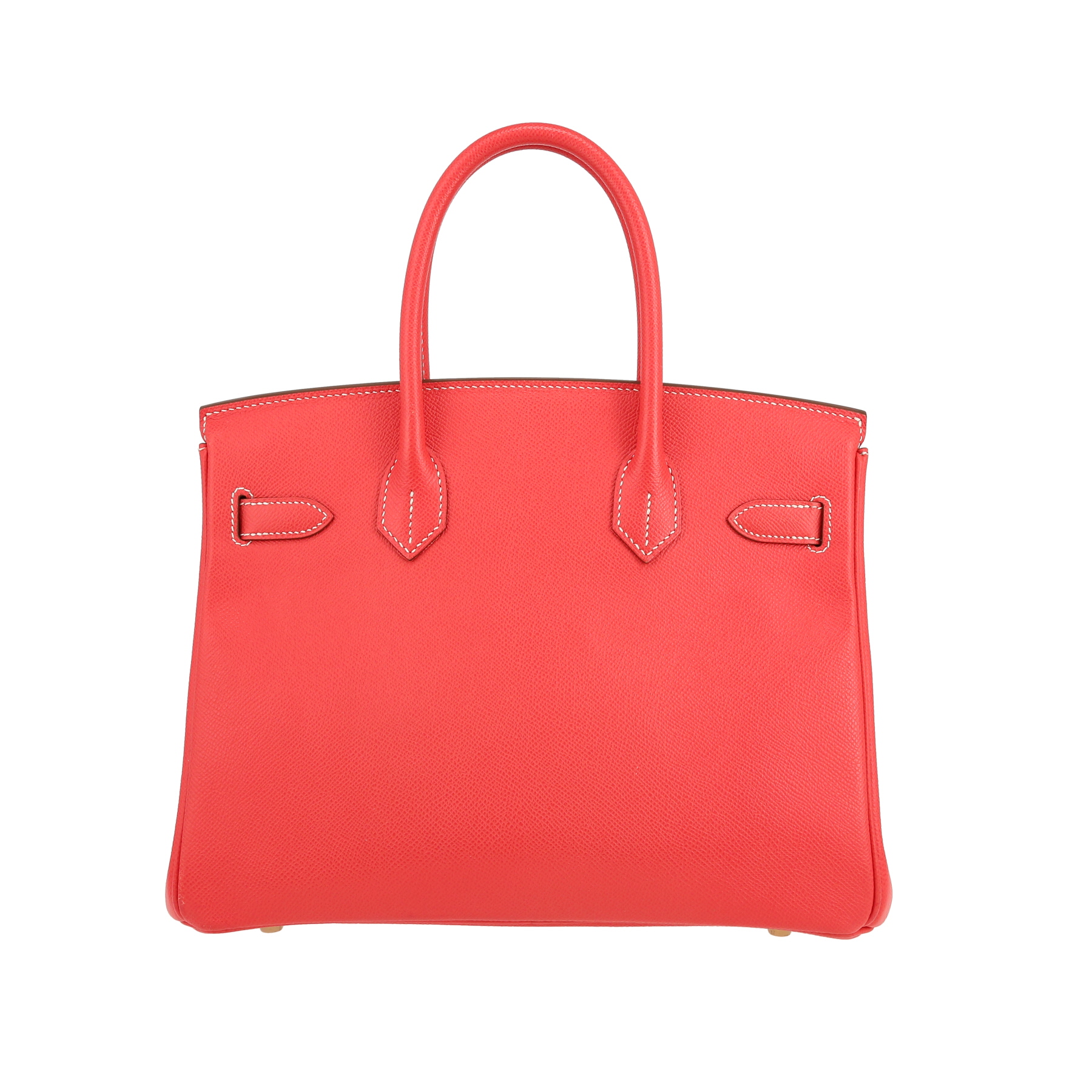 Birkin 30 cm Handbag In Rose Lipstick Epsom Leather